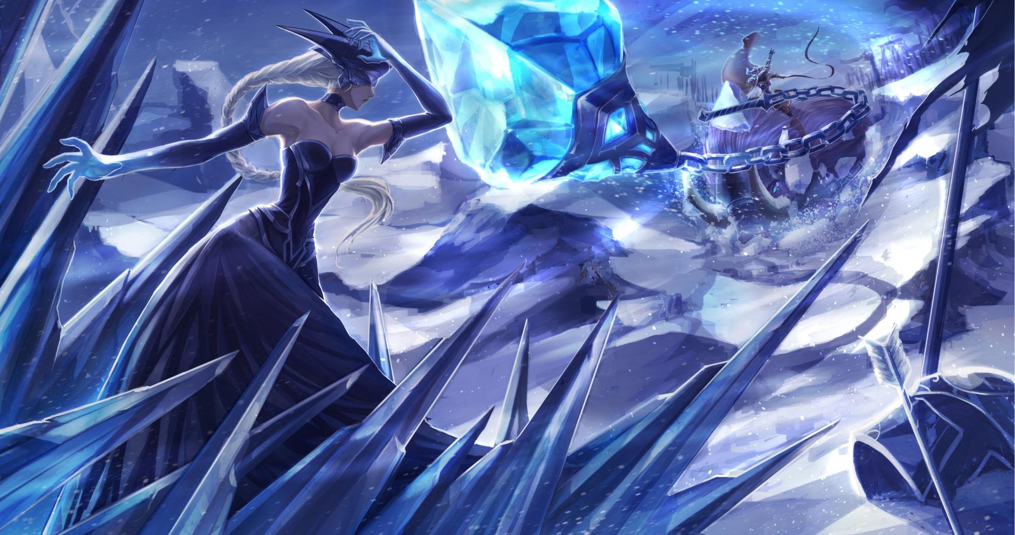 Free download Lissandra (League Of Legends) wallpaper ID:173904 hd 2048x1080 for PC