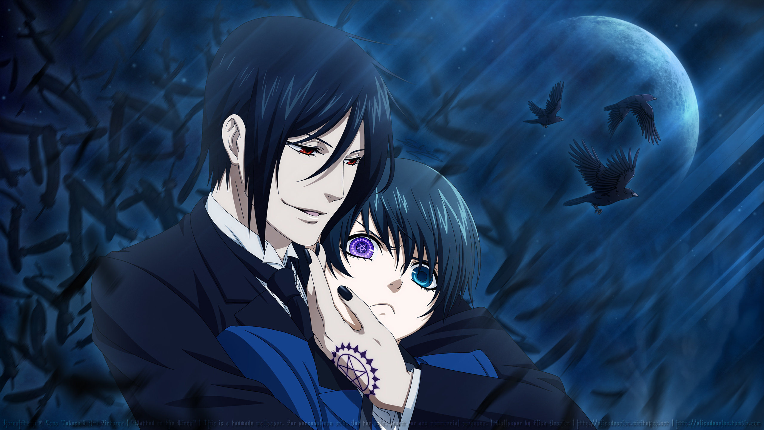 Black Butler wallpaper ID:446670 for hd 2560x1440 PC.