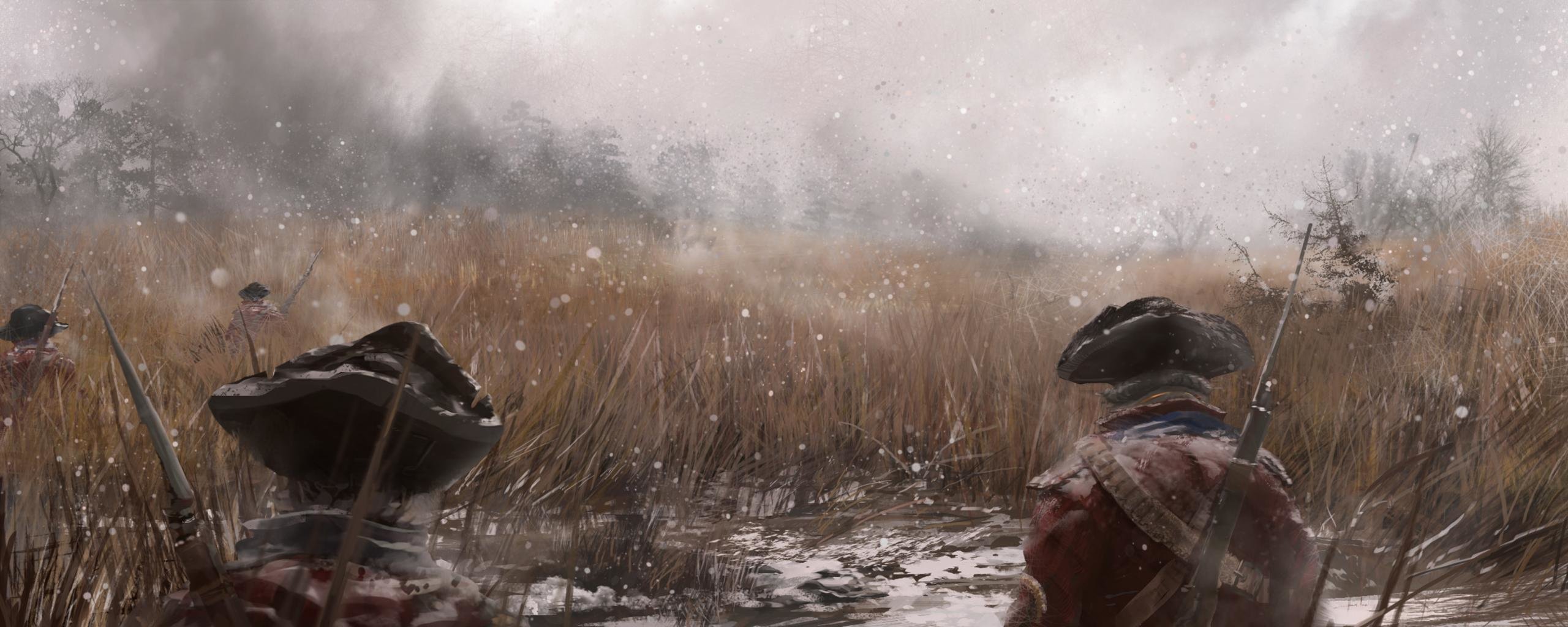 Download dual monitor 2569x1024 Assassin's Creed 3 PC wallpaper ID:447320 for free
