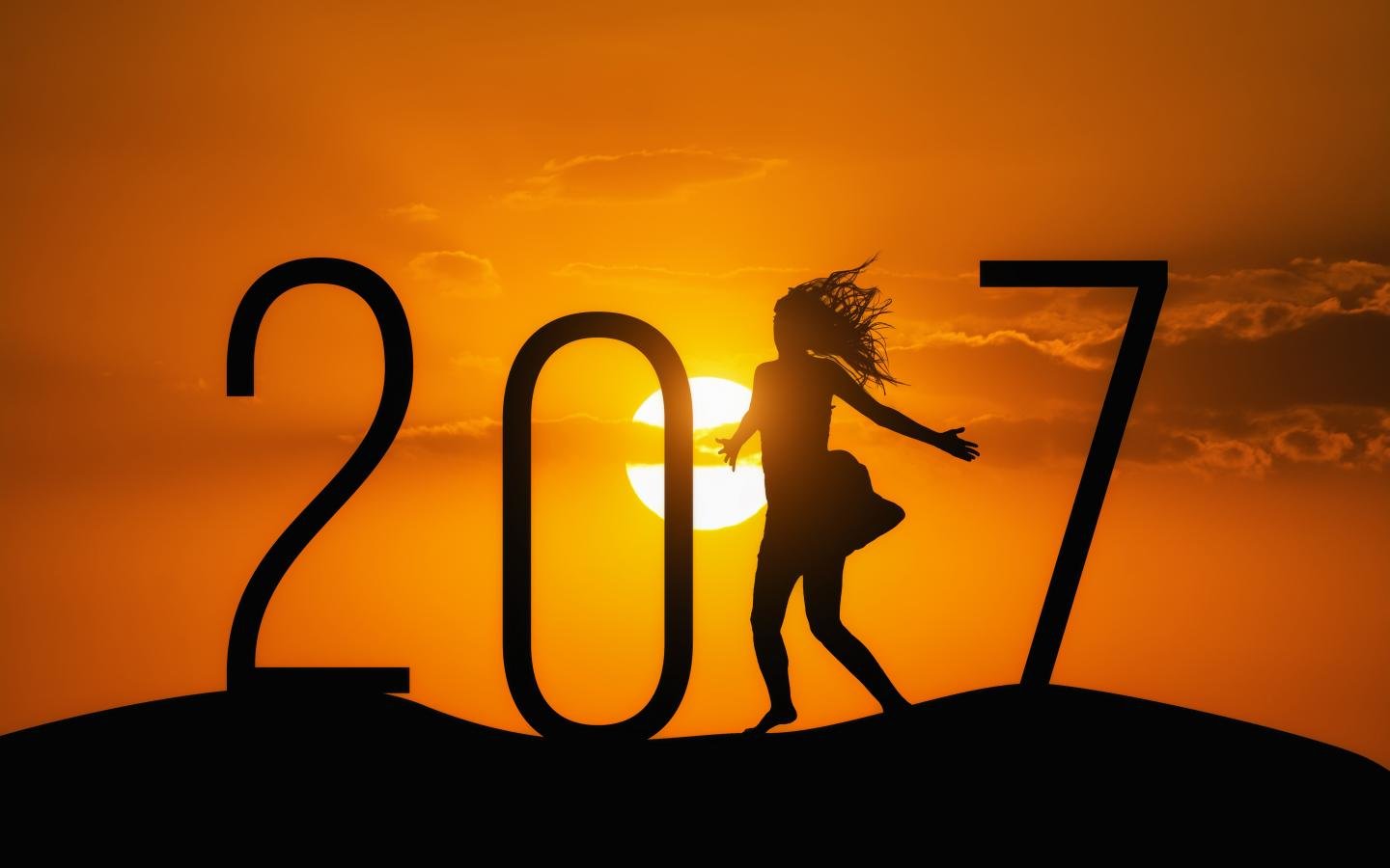 High resolution New Year 2017 hd 1440x900 background ID:64420 for PC