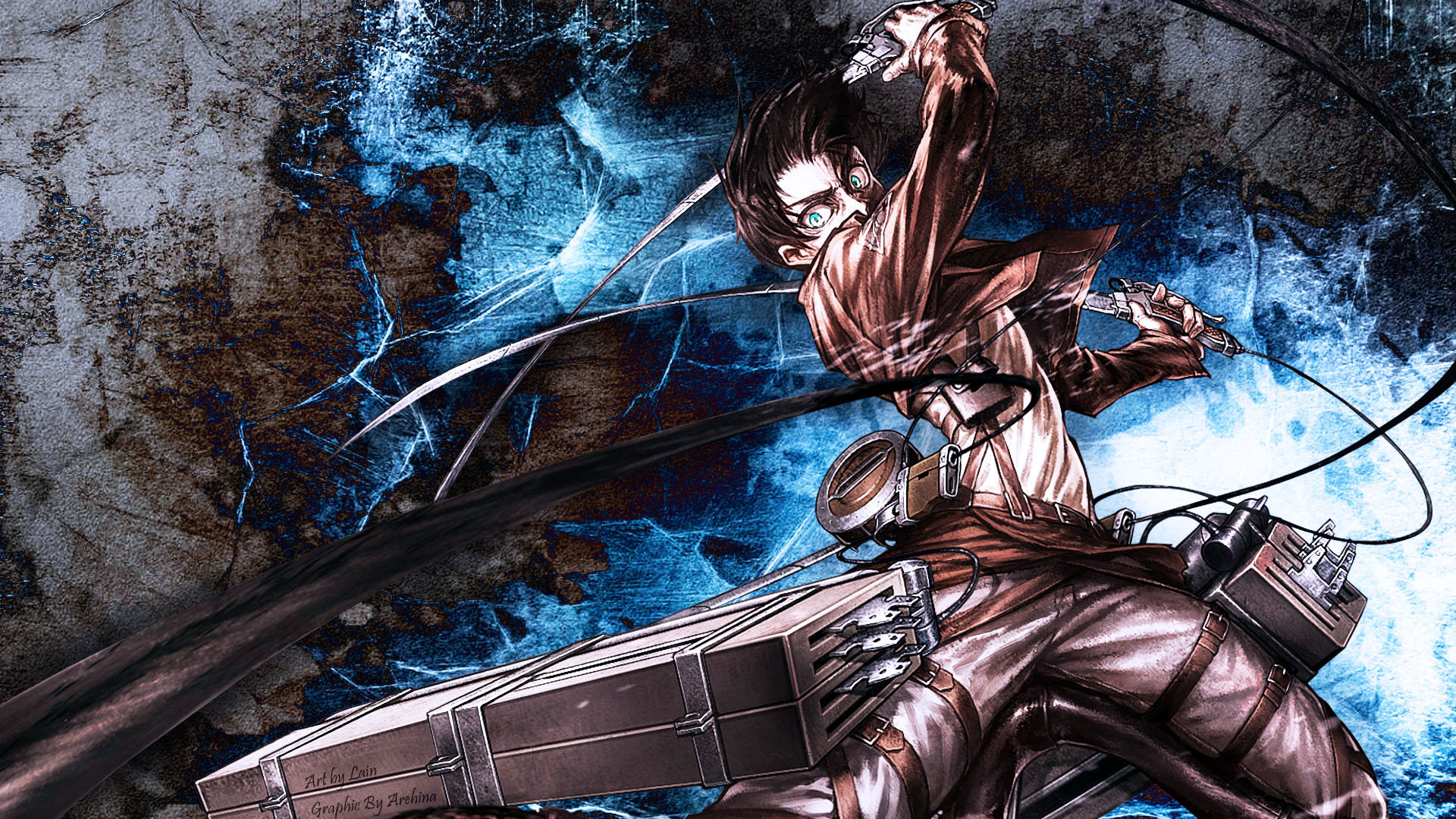 Download hd 1920x1080 Eren Yeager computer wallpaper ID:207012 for free