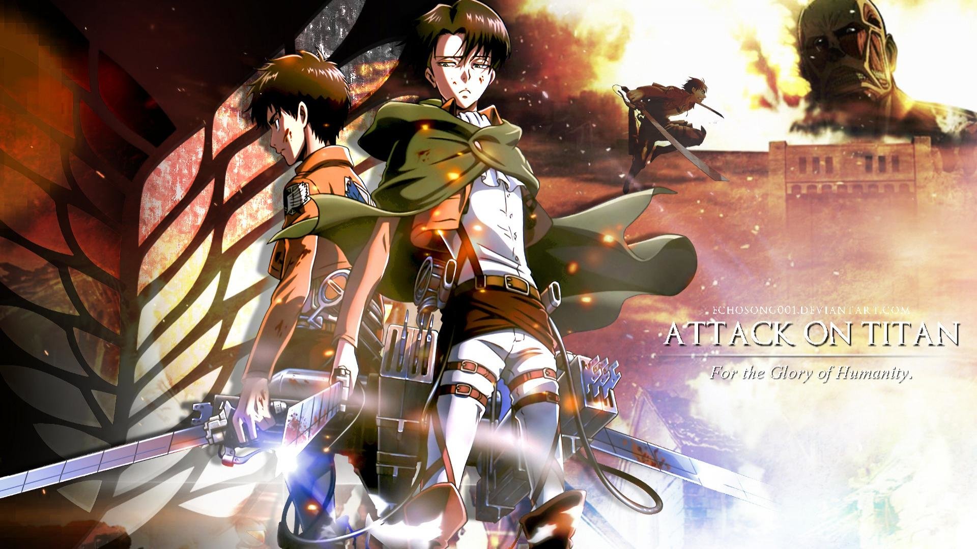 Best Attack On Titan background ID:206536 for High Resolution full hd 1080p desktop