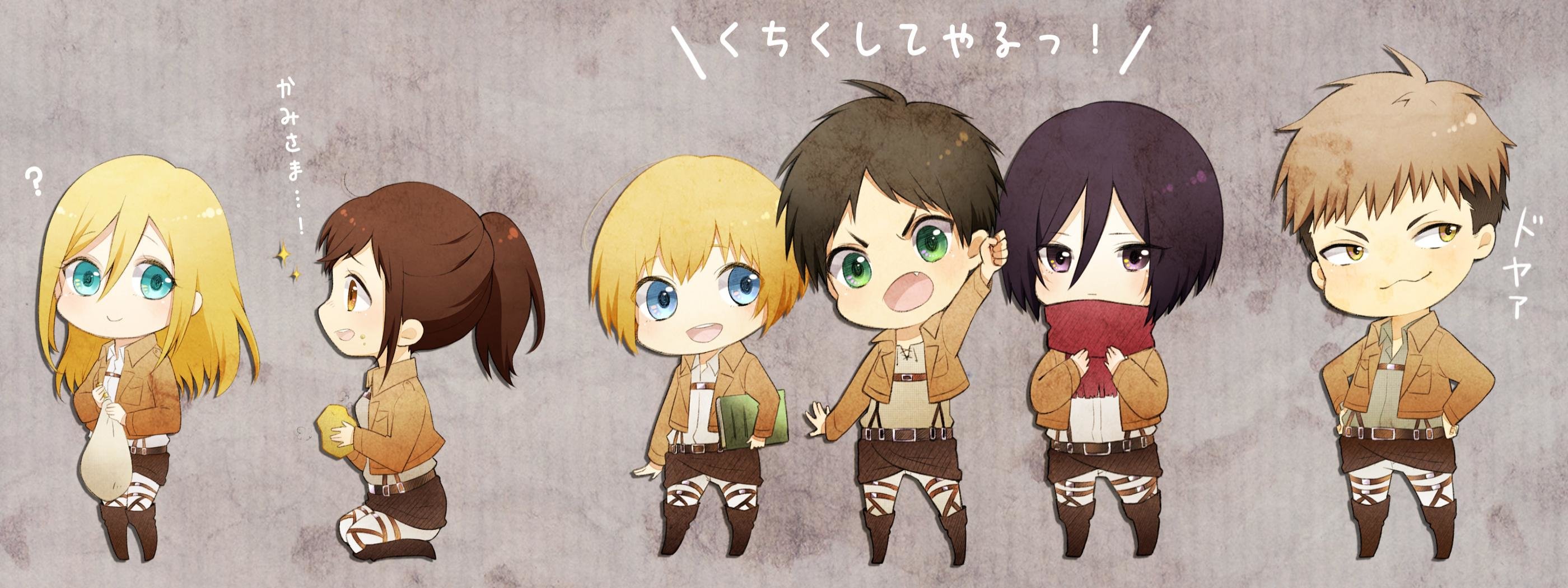 Free download Attack On Titan wallpaper ID:206888 dual screen 2800x1050 for PC