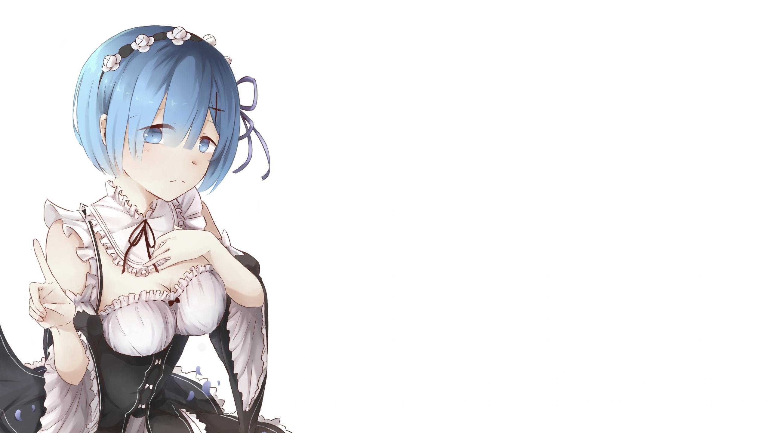 Free download Rem (Re:ZERO) background ID:159817 hd 2560x1440 for computer