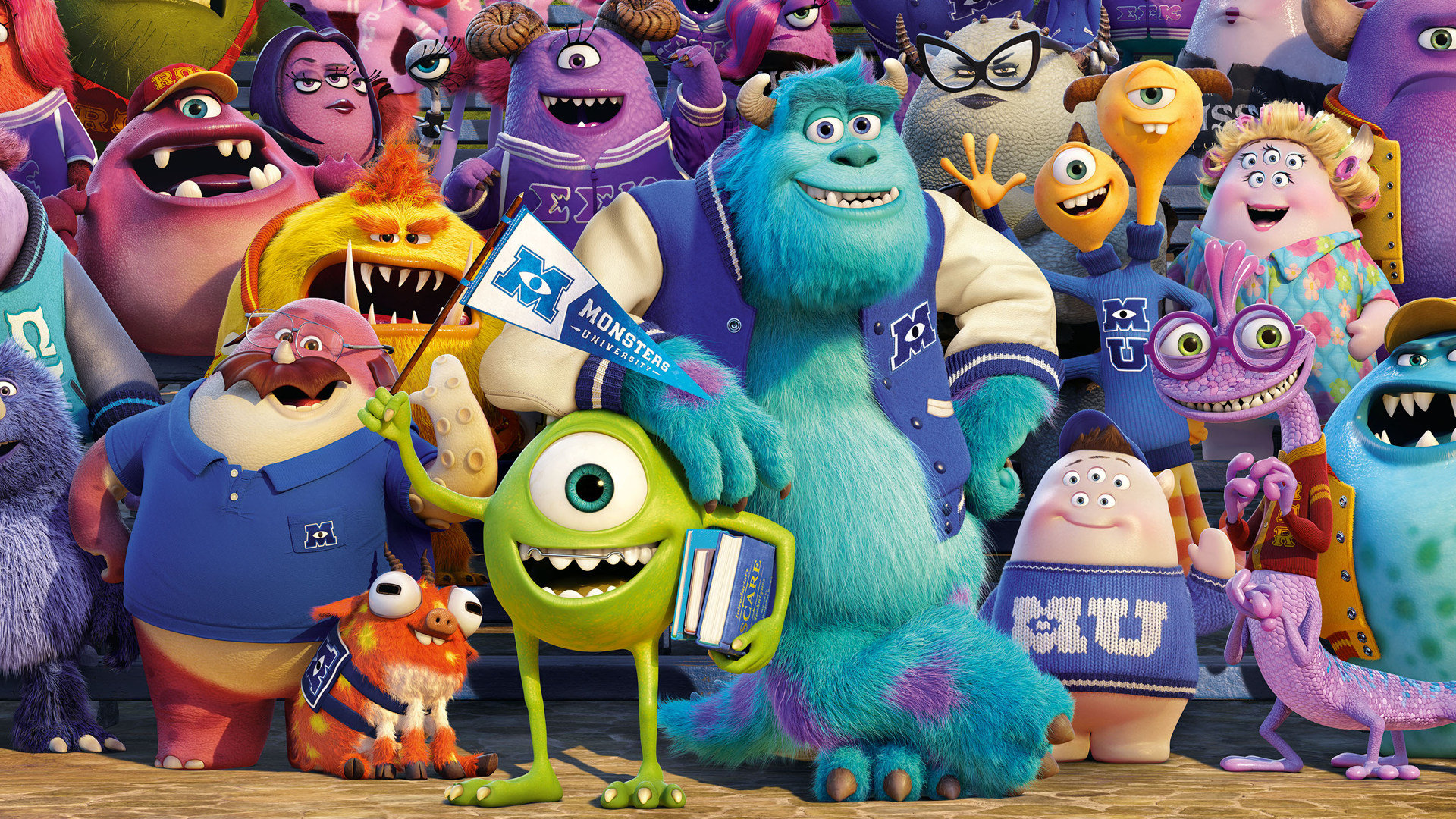 Download hd 1080p Monsters, Inc (University) PC wallpaper ID:83515 for free