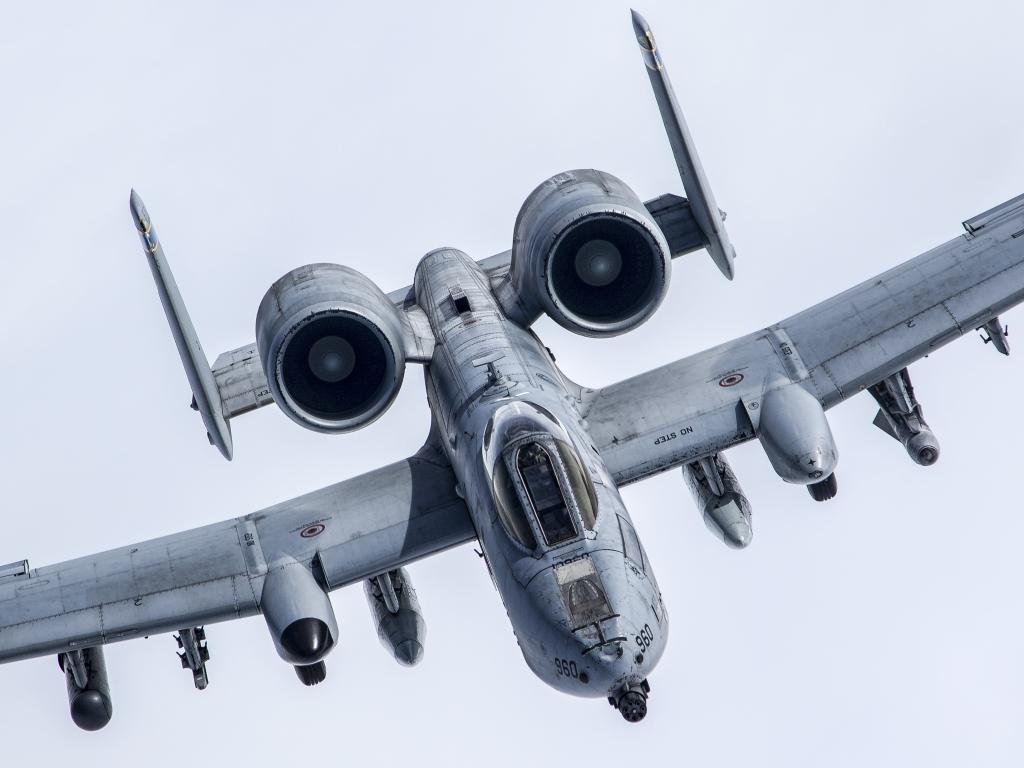 Download hd 1024x768 Fairchild Republic A-10 Thunderbolt II computer background ID:325085 for free