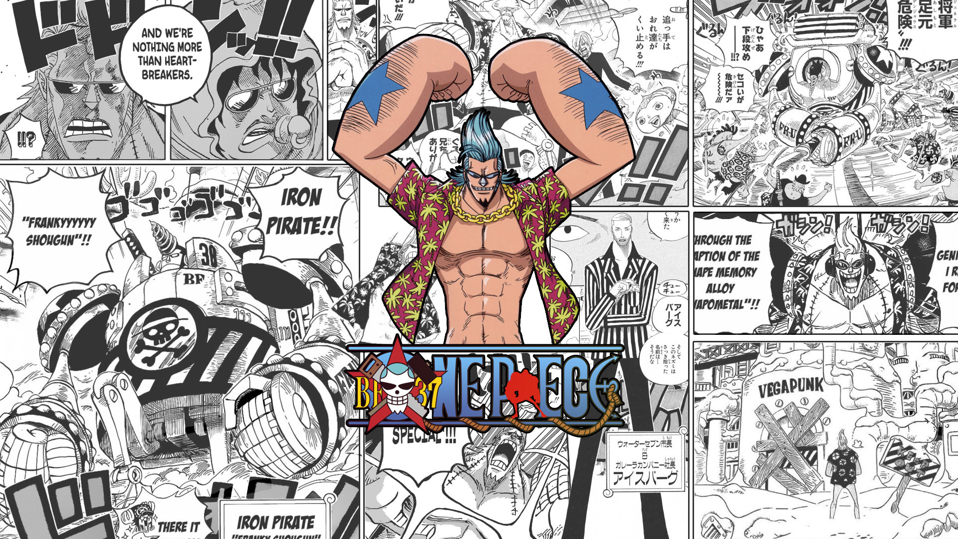 Download 1080p Franky (One Piece) computer background ID:314628 for free