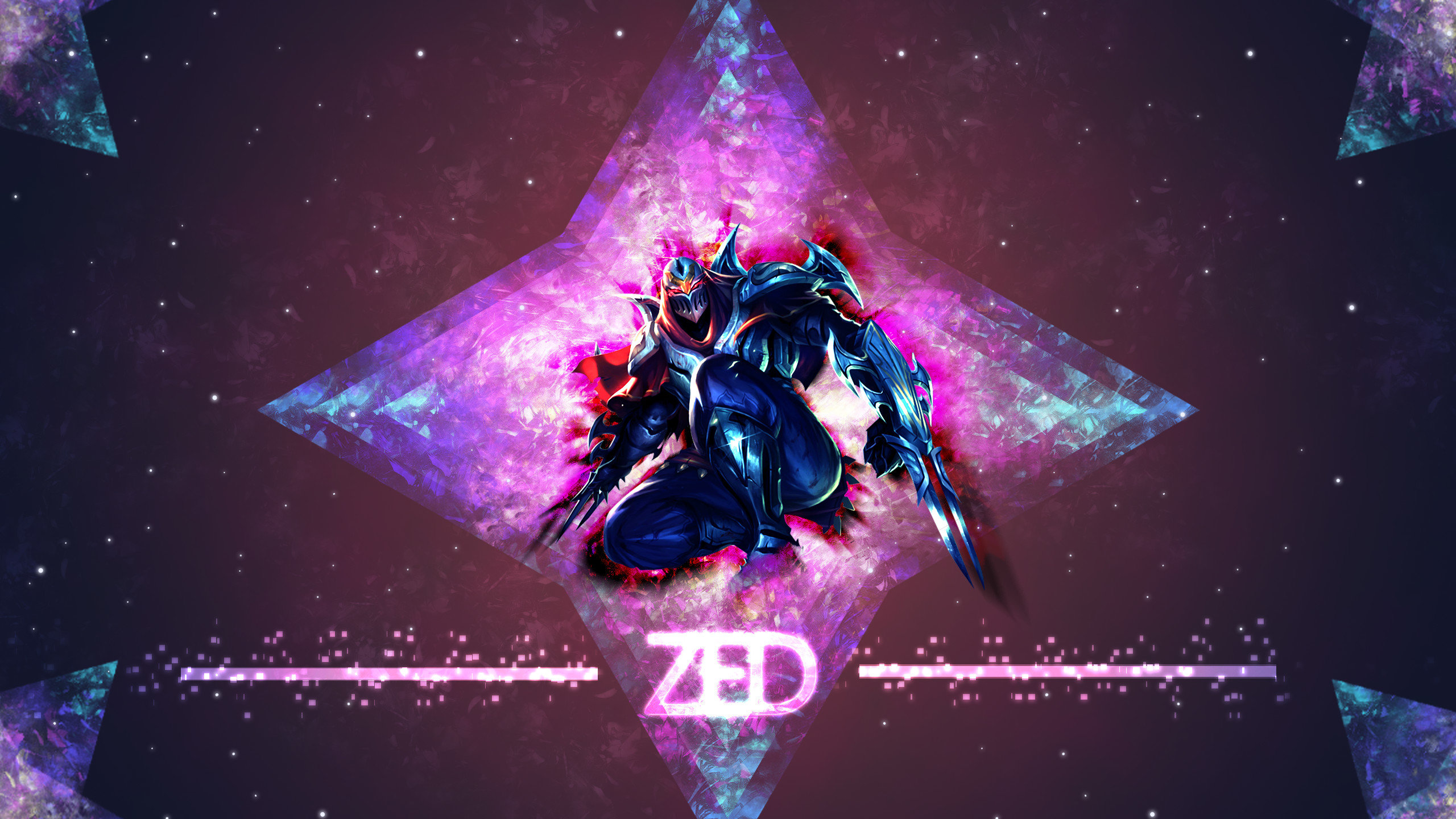 Download hd 2560x1440 Zed (League Of Legends) computer wallpaper ID:173900 for free
