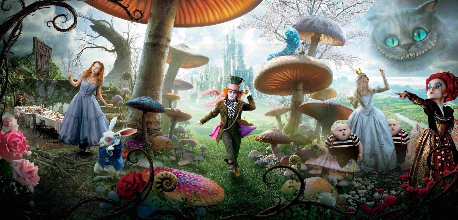 Best Alice In Wonderland wallpaper ID:142940 for High Resolution hd 1600x768 desktop