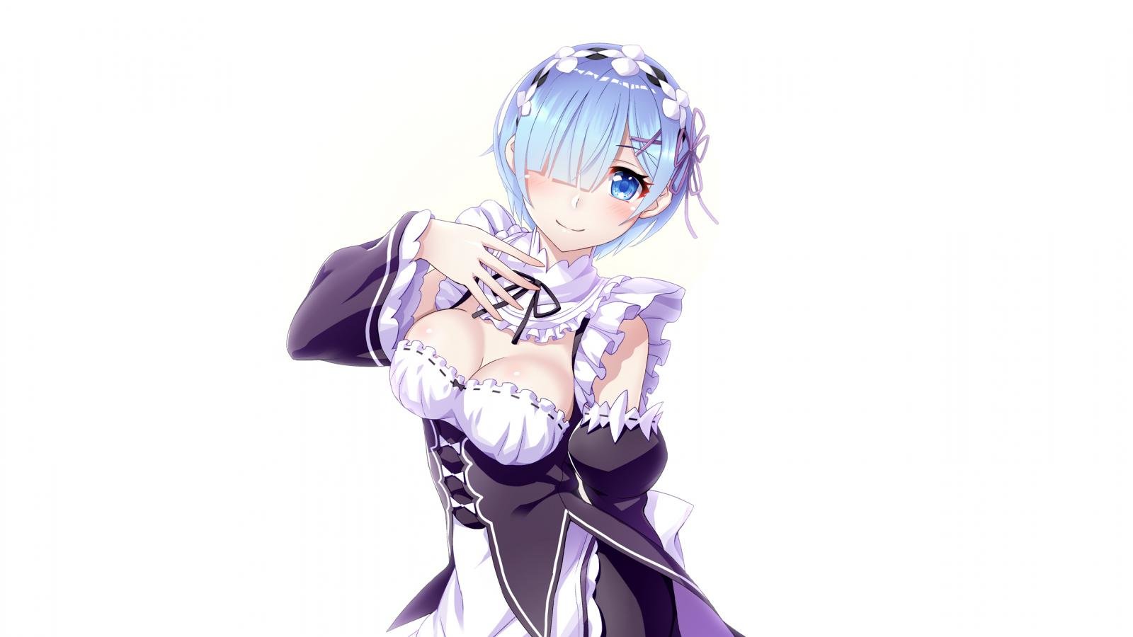 Download hd 1600x900 Rem (Re:ZERO) computer wallpaper ID:159988 for free
