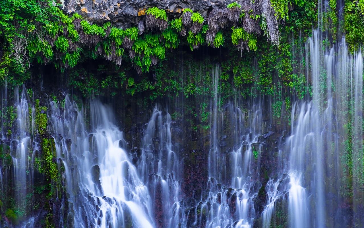 Download hd 1280x800 Waterfall computer background ID:107078 for free