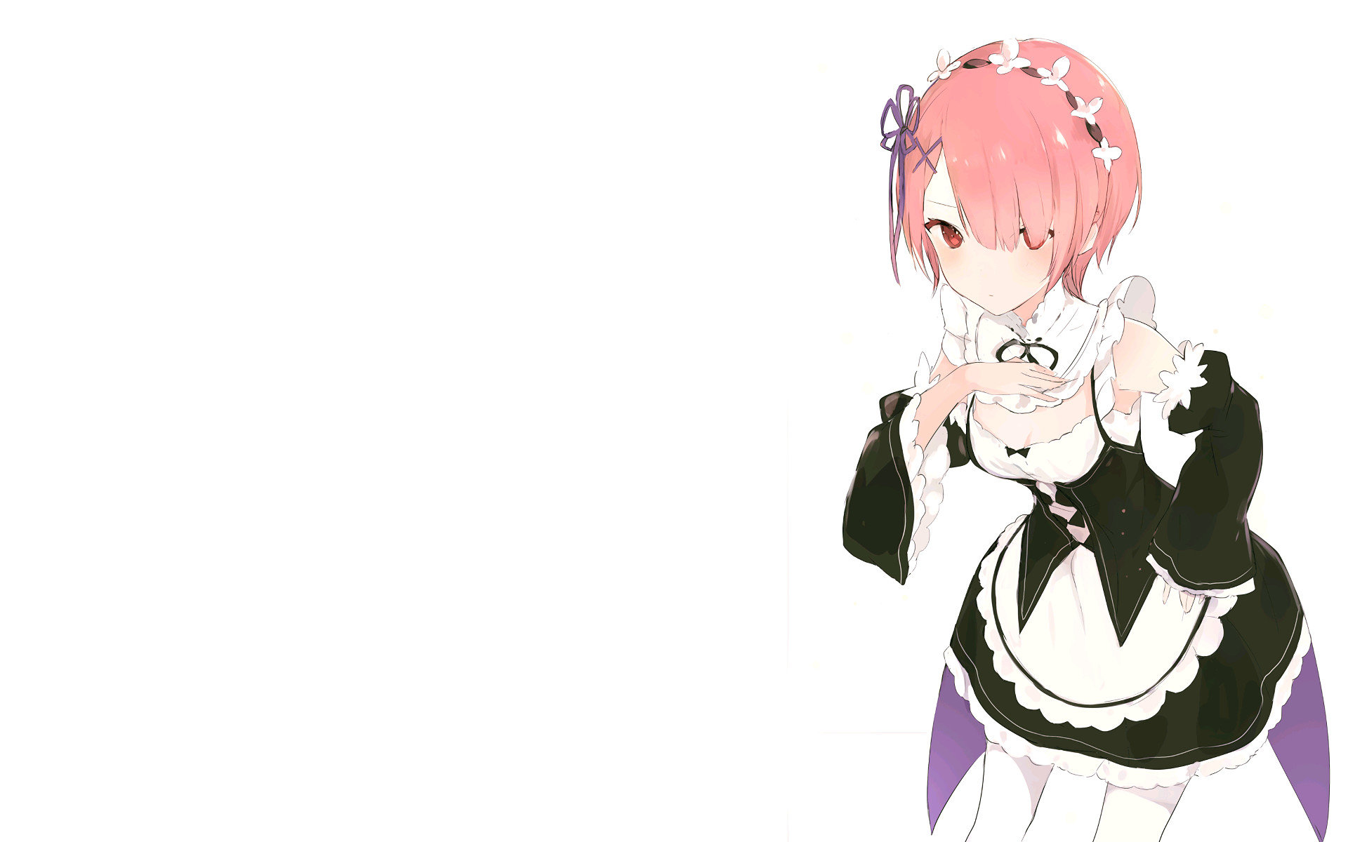 Download hd 1920x1200 Ram (Re:ZERO) computer background ID:159805 for free