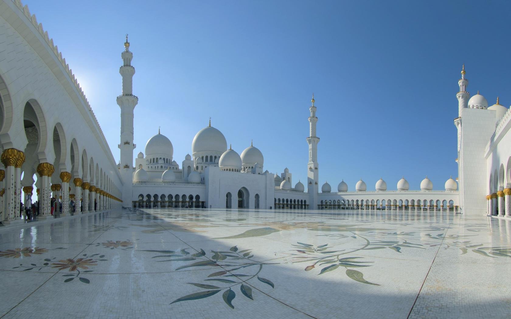 Free Sheikh Zayed Grand Mosque high quality wallpaper ID:277852 for hd 1680x1050 desktop
