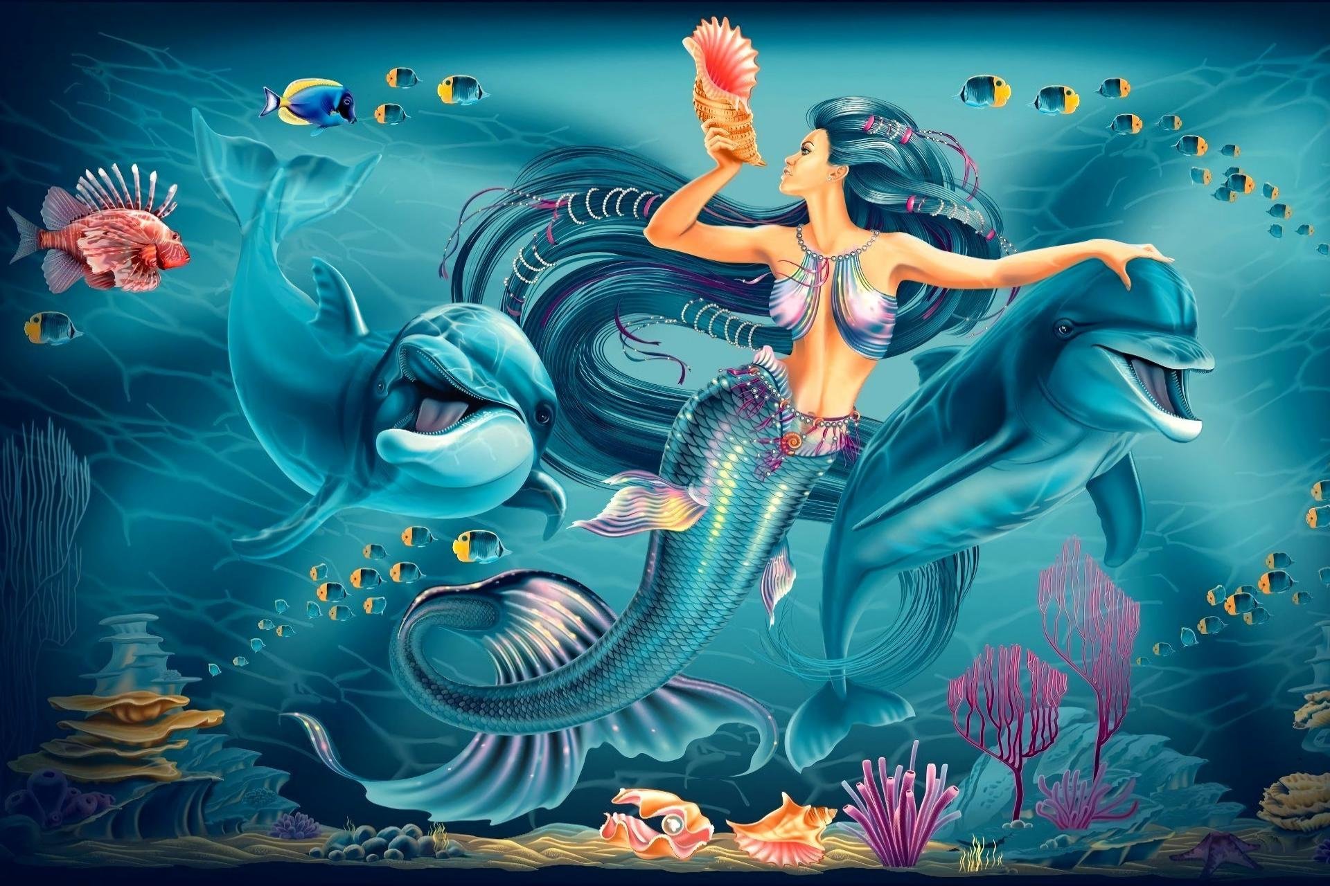 High resolution Mermaid hd 1920x1280 wallpaper ID:329366 for desktop