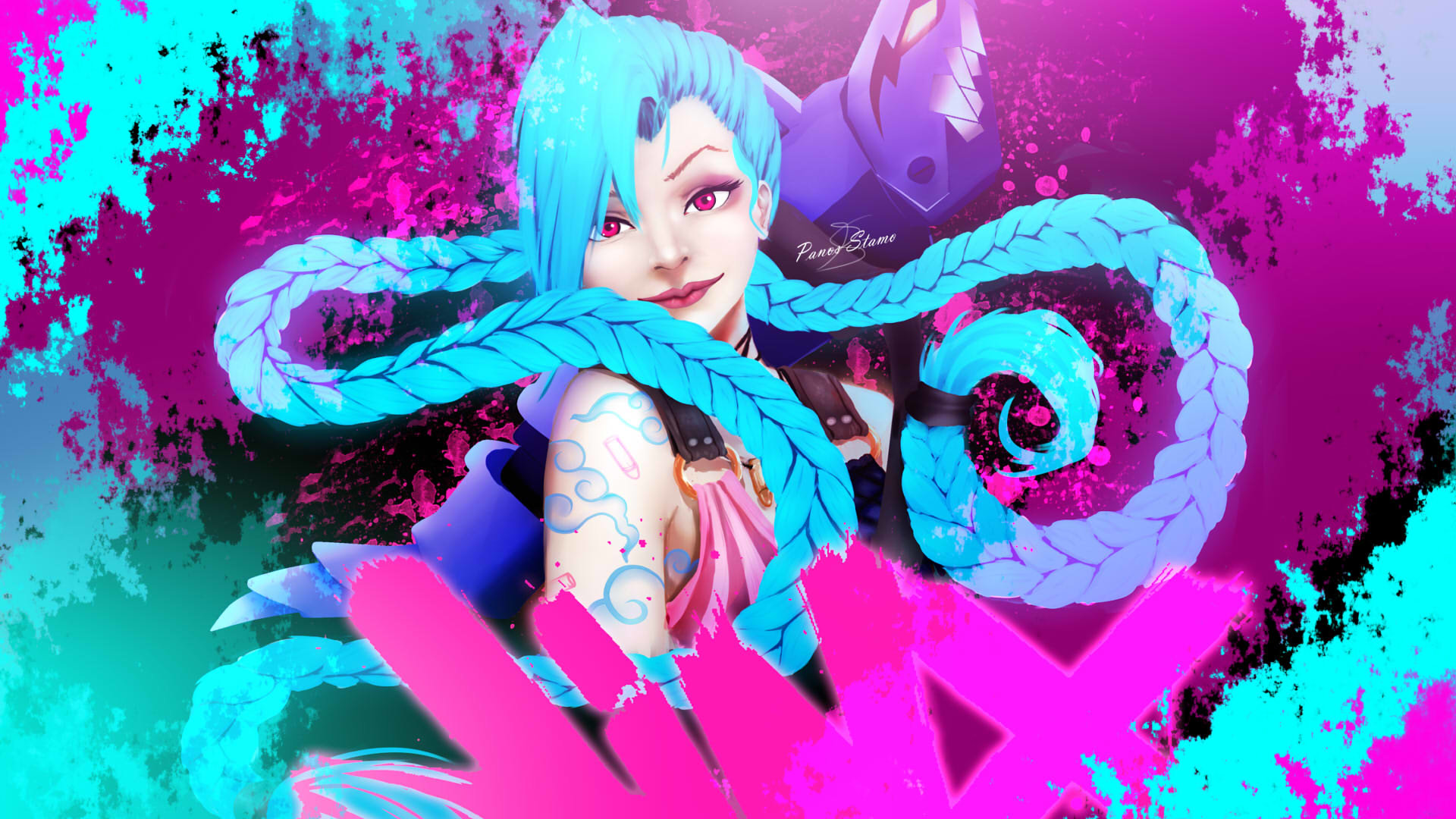 Best Jinx (League Of Legends) background ID:173898 for High Resolution full hd 1920x1080 computer