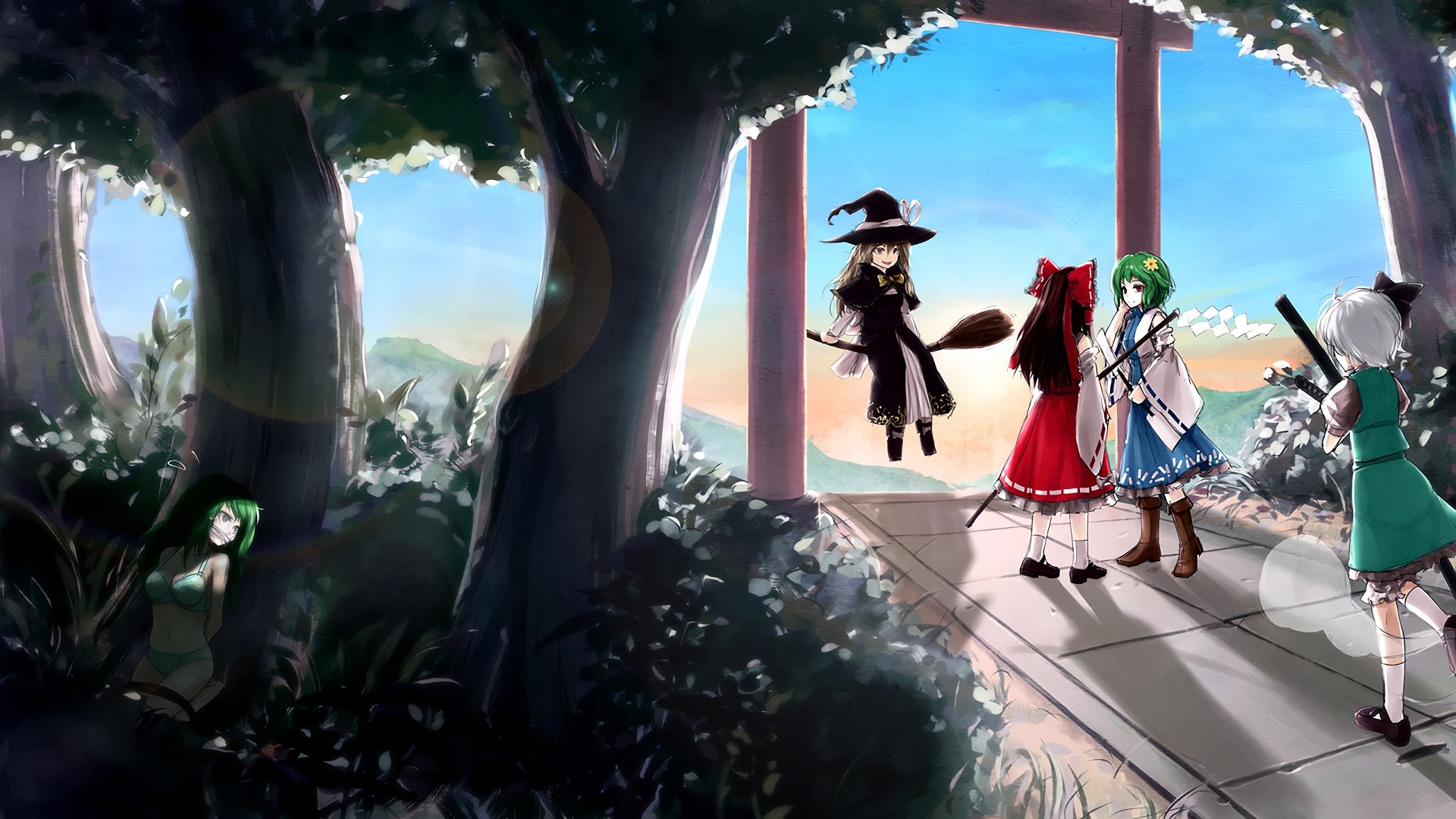 Best Touhou background ID:222498 for High Resolution hd 1920x1080 PC
