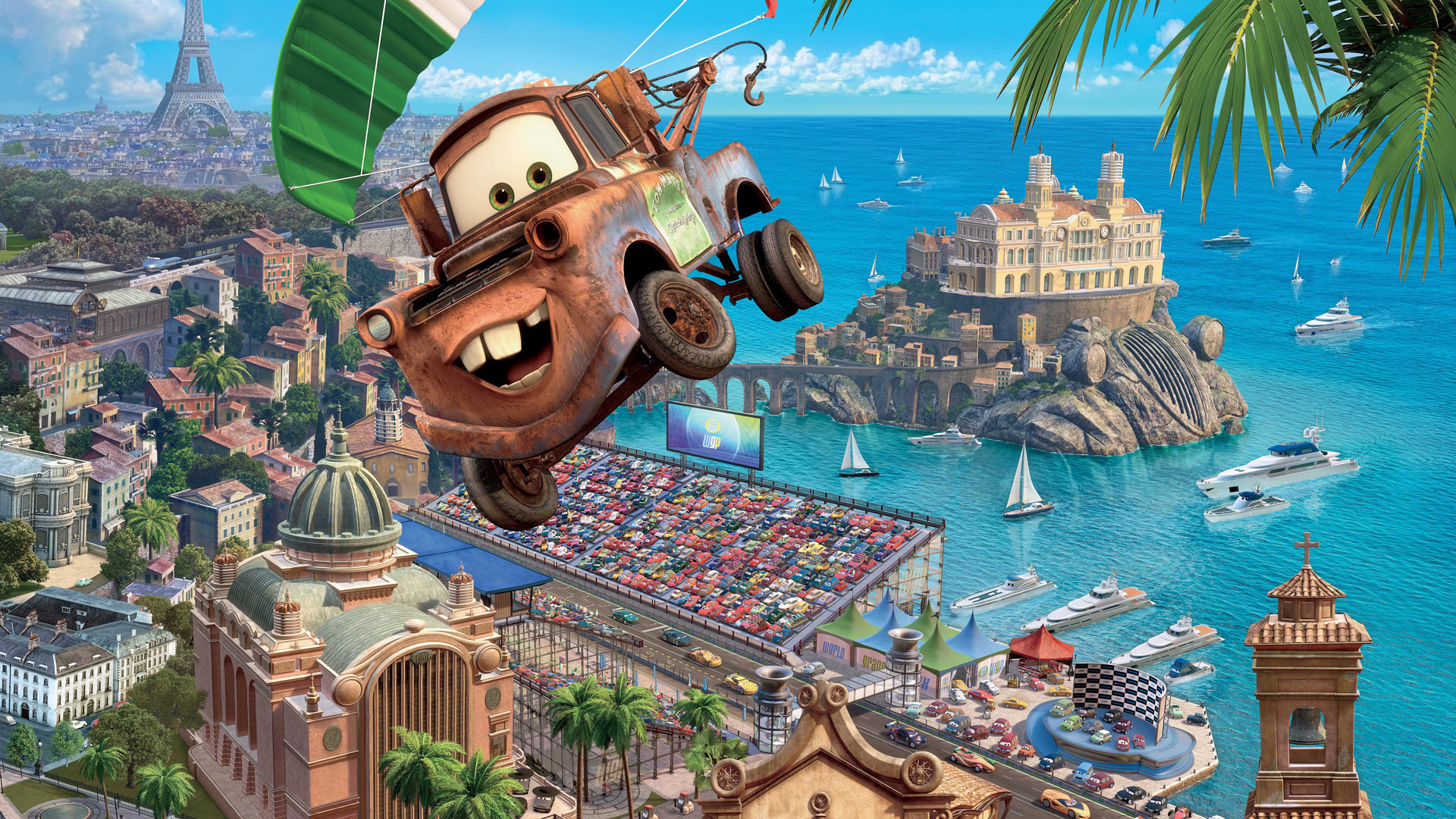 Free download Cars 2 background ID:319649 full hd for computer