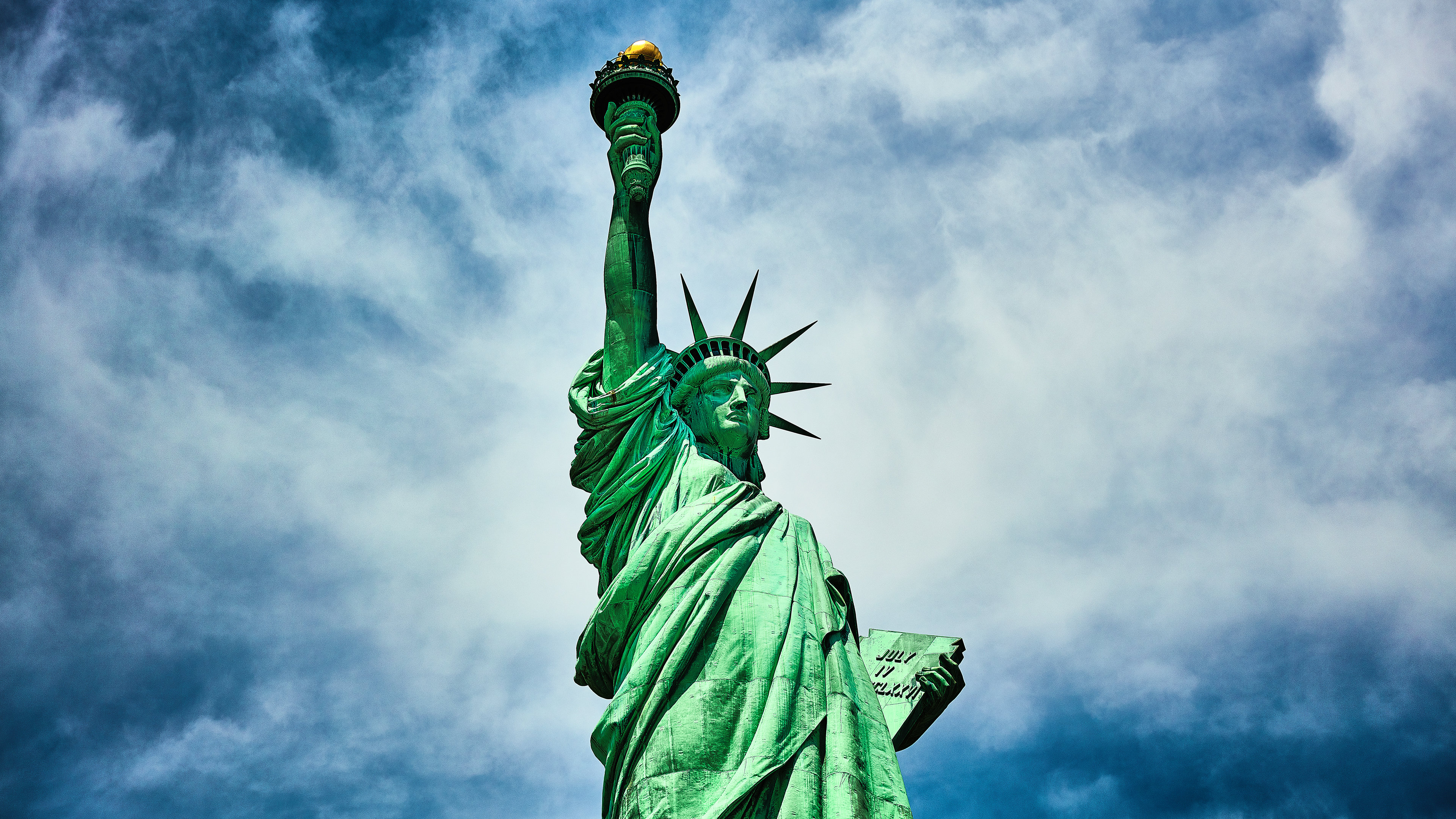 Free download Statue Of Liberty background ID:475982 4k for desktop