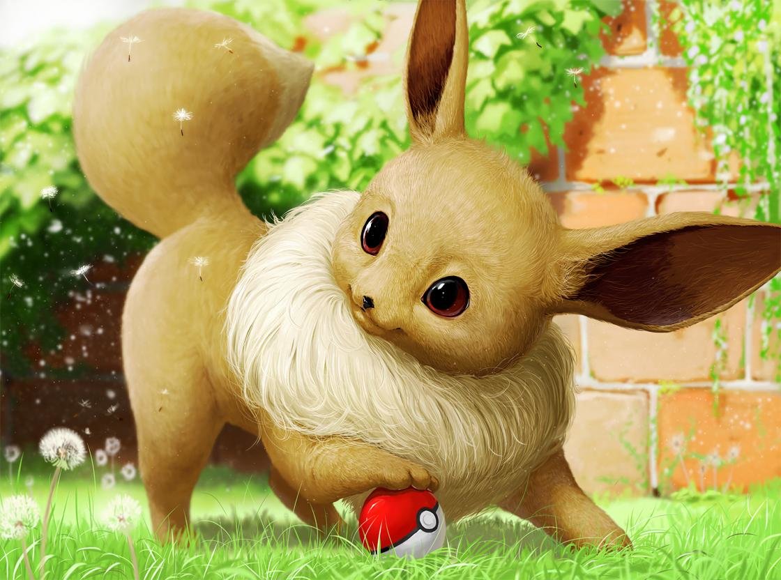 High resolution Eevee (Pokemon) hd 1120x832 background ID:279182 for PC