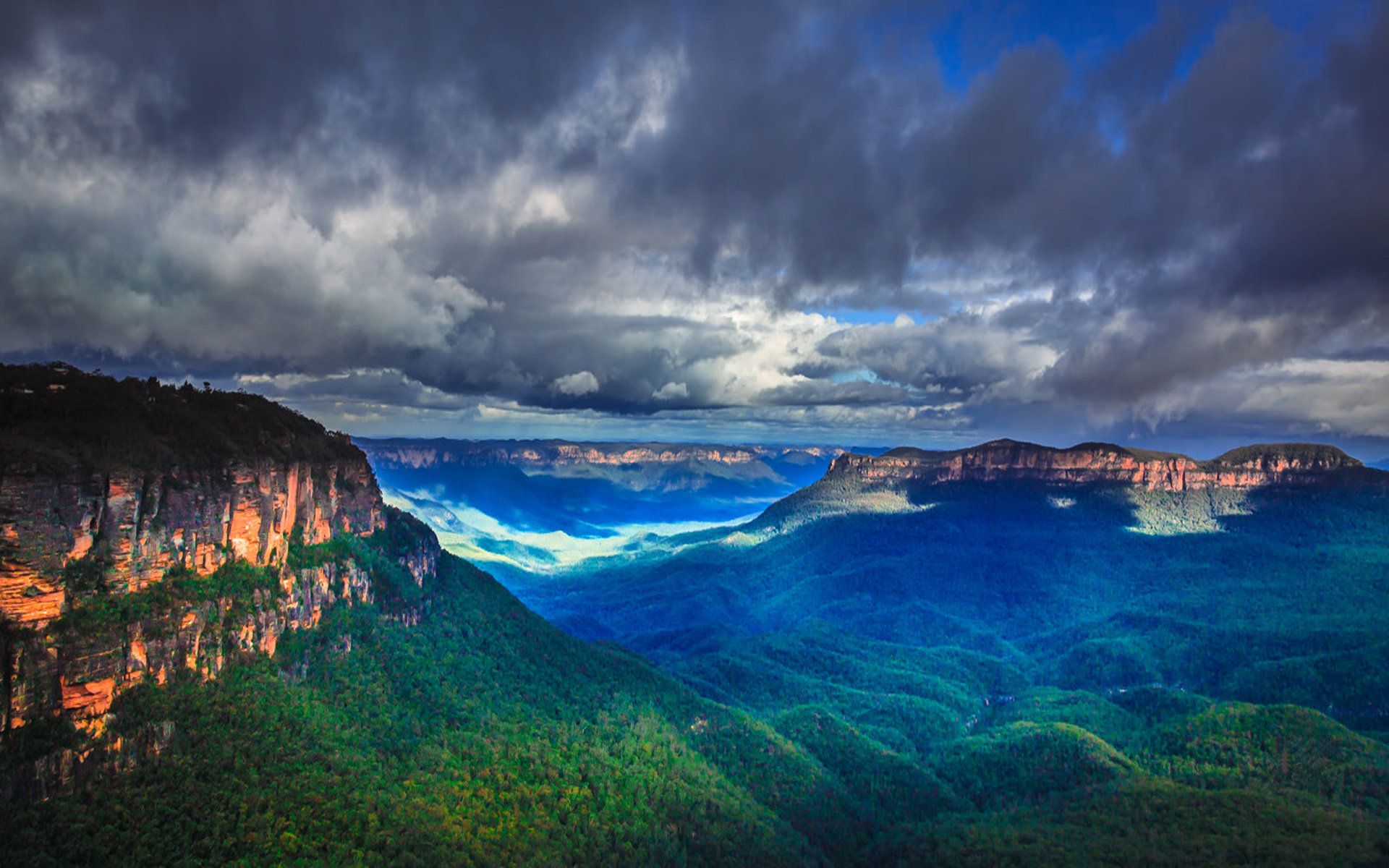 Free download Blue Mountains background ID:374512 hd 1920x1200 for computer