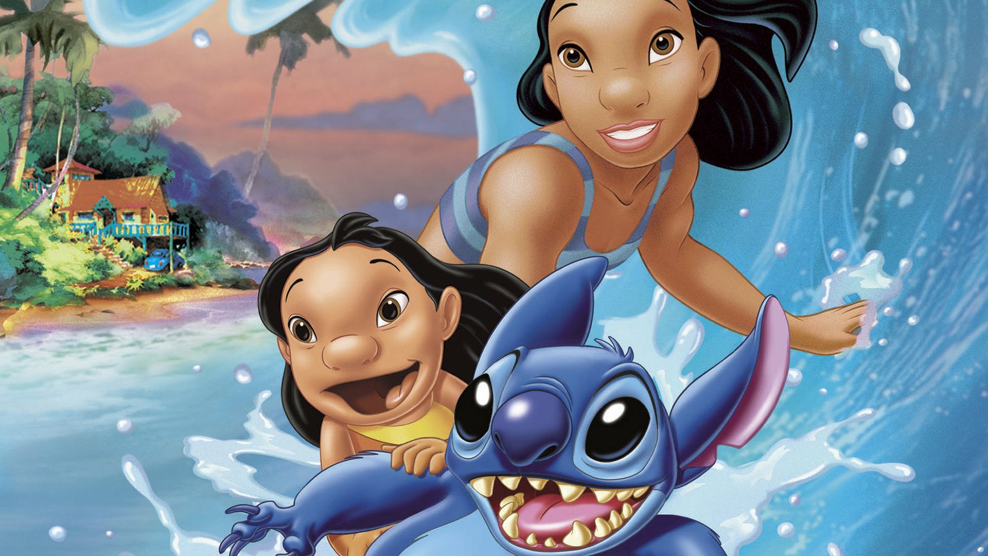 Free download Lilo and Stitch background ID:448890 full hd 1920x1080 for PC