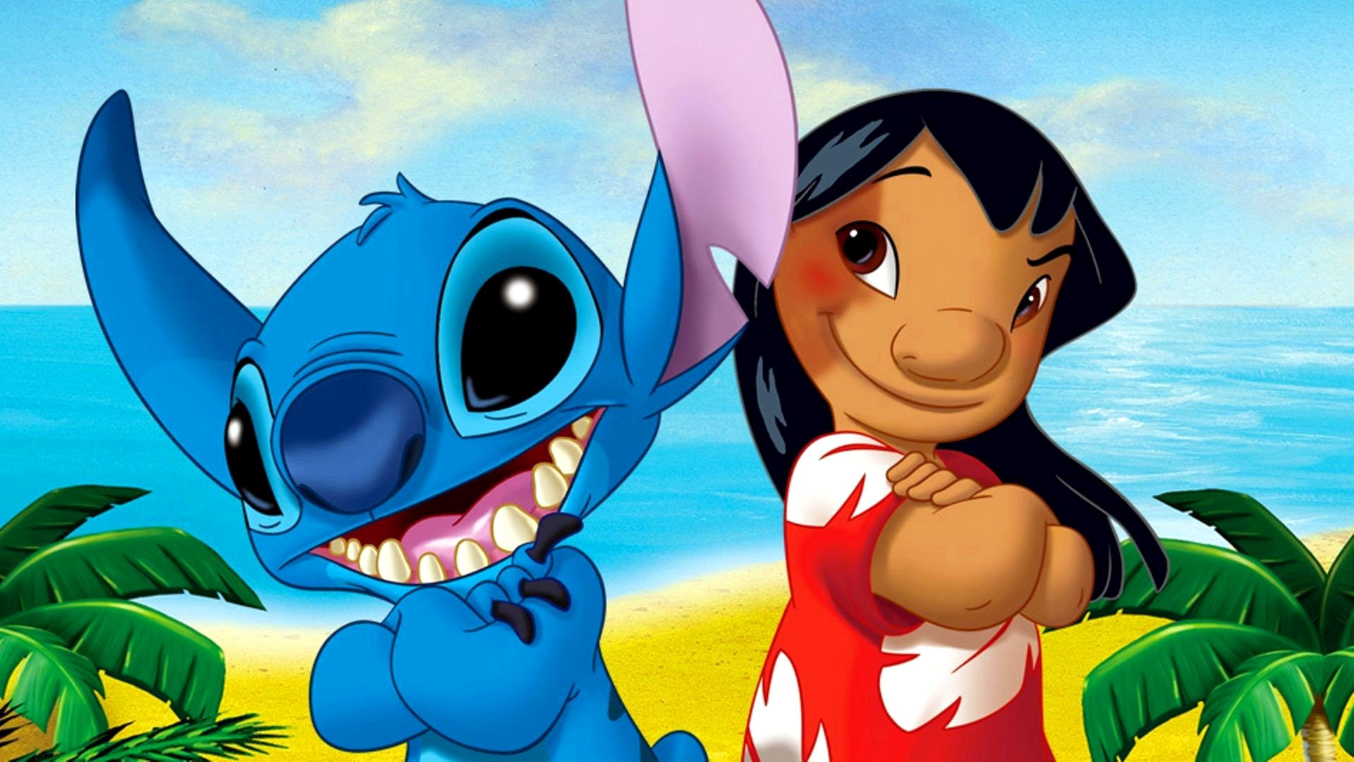 Download hd 1080p Lilo and Stitch computer background ID:448893 for free