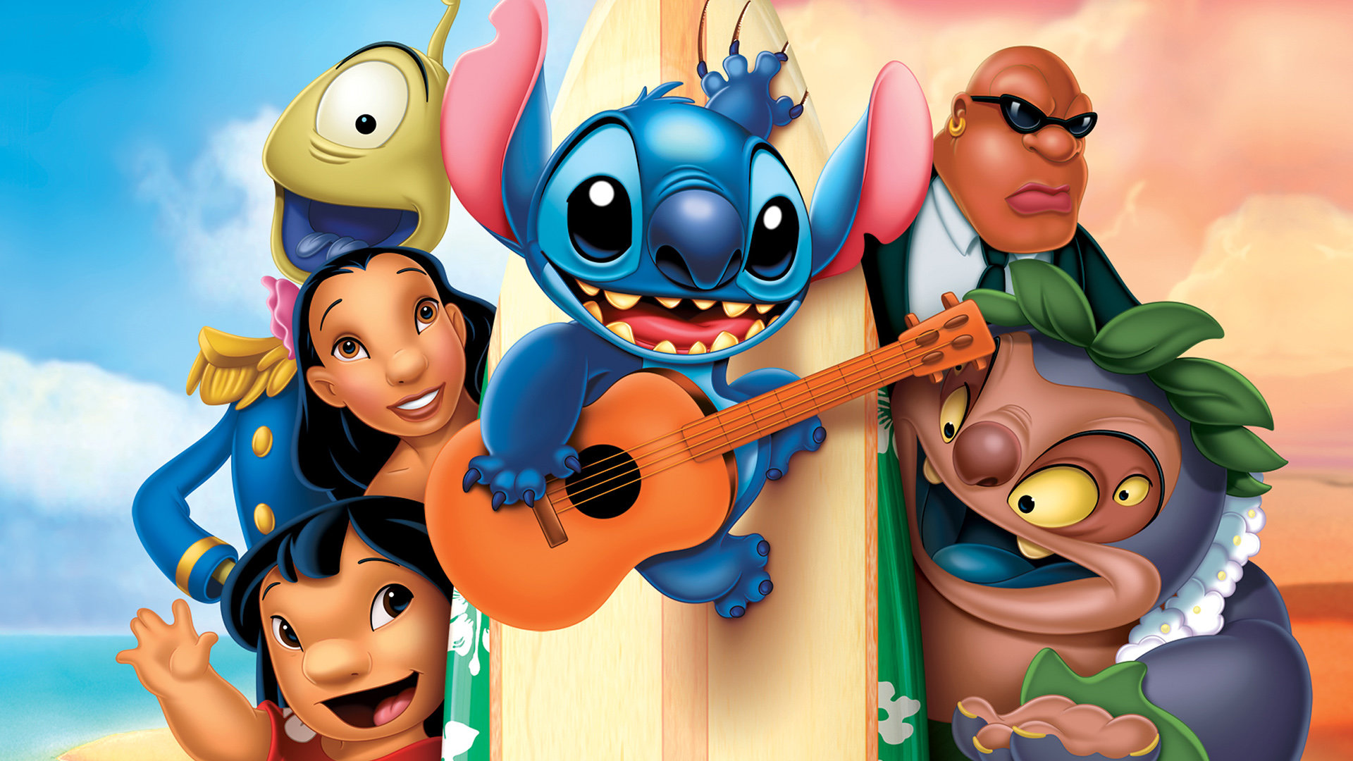 High resolution Lilo and Stitch full hd 1080p wallpaper ID:448889 for desktop