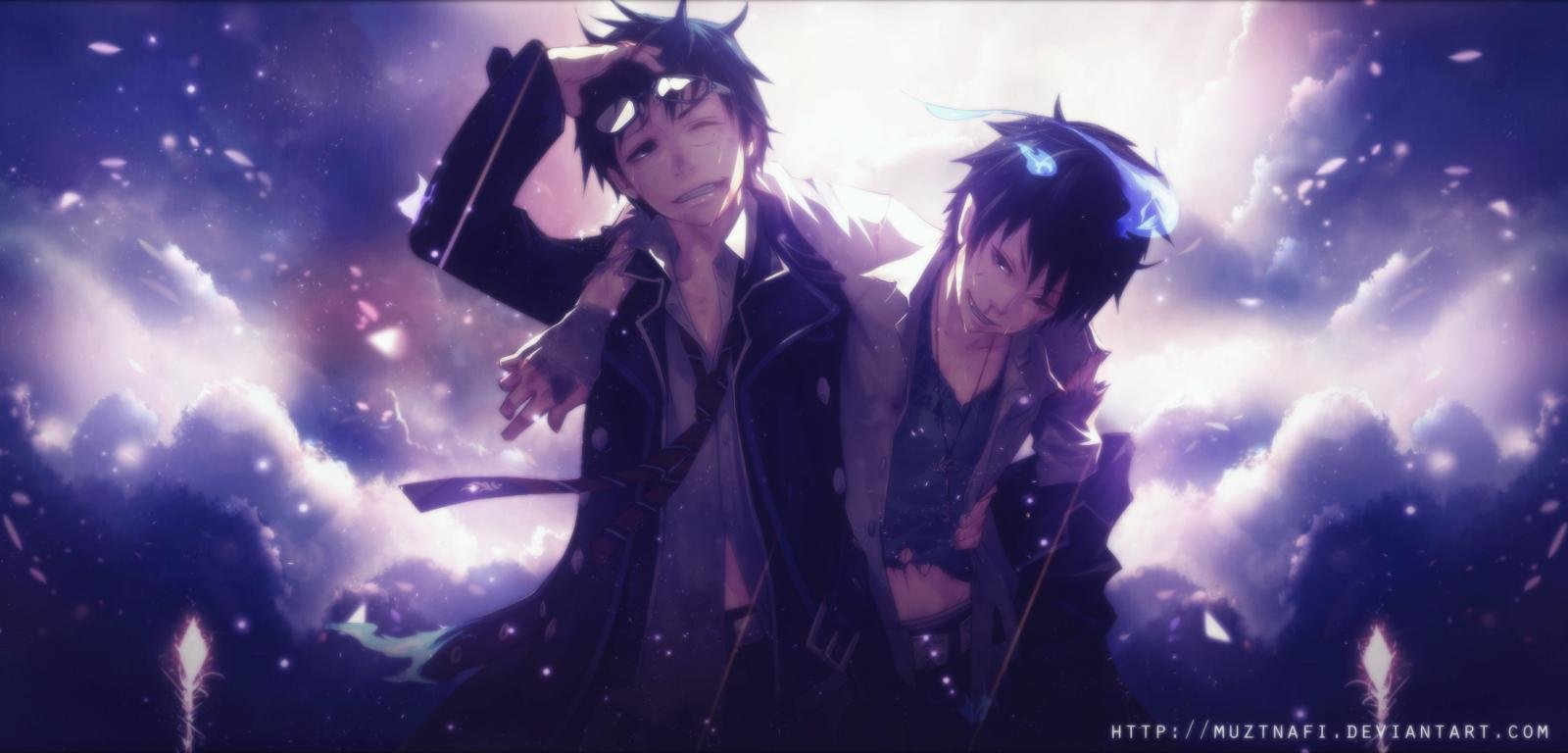 Awesome Blue Exorcist (Ao No) free wallpaper ID:242332 for hd 1600x768 PC