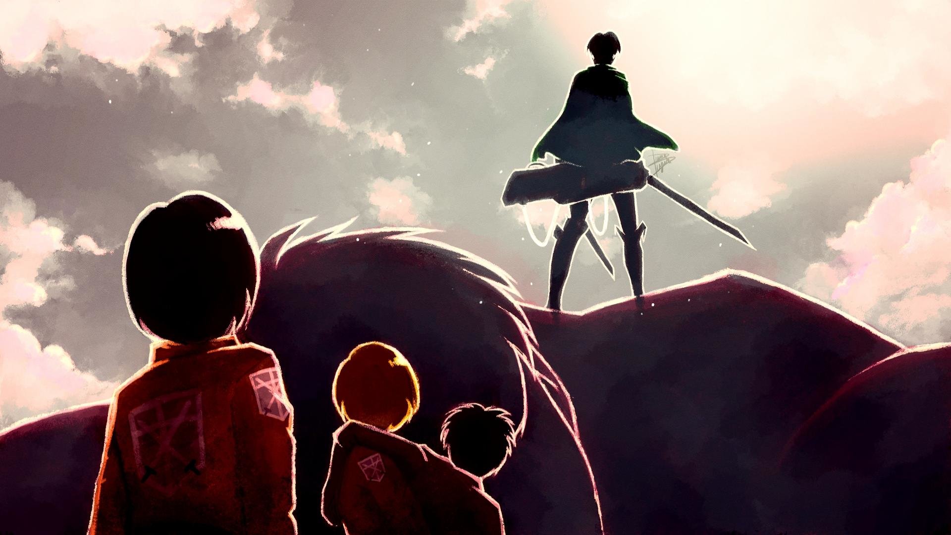 High resolution Attack On Titan hd 1920x1080 background ID:207105 for computer