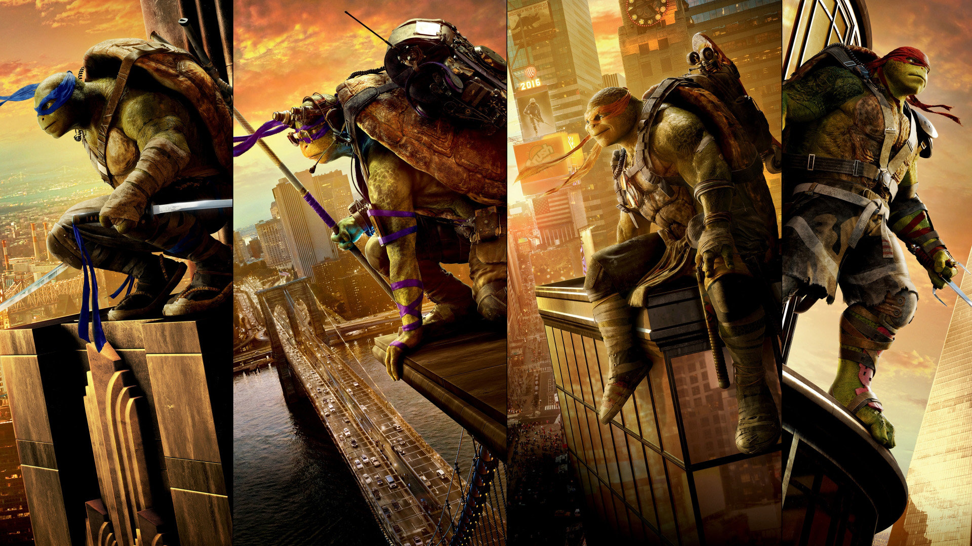 High resolution Teenage Mutant Ninja Turtles (TMNT): Out Of The Shadows hd 1080p wallpaper ID:161107 for PC