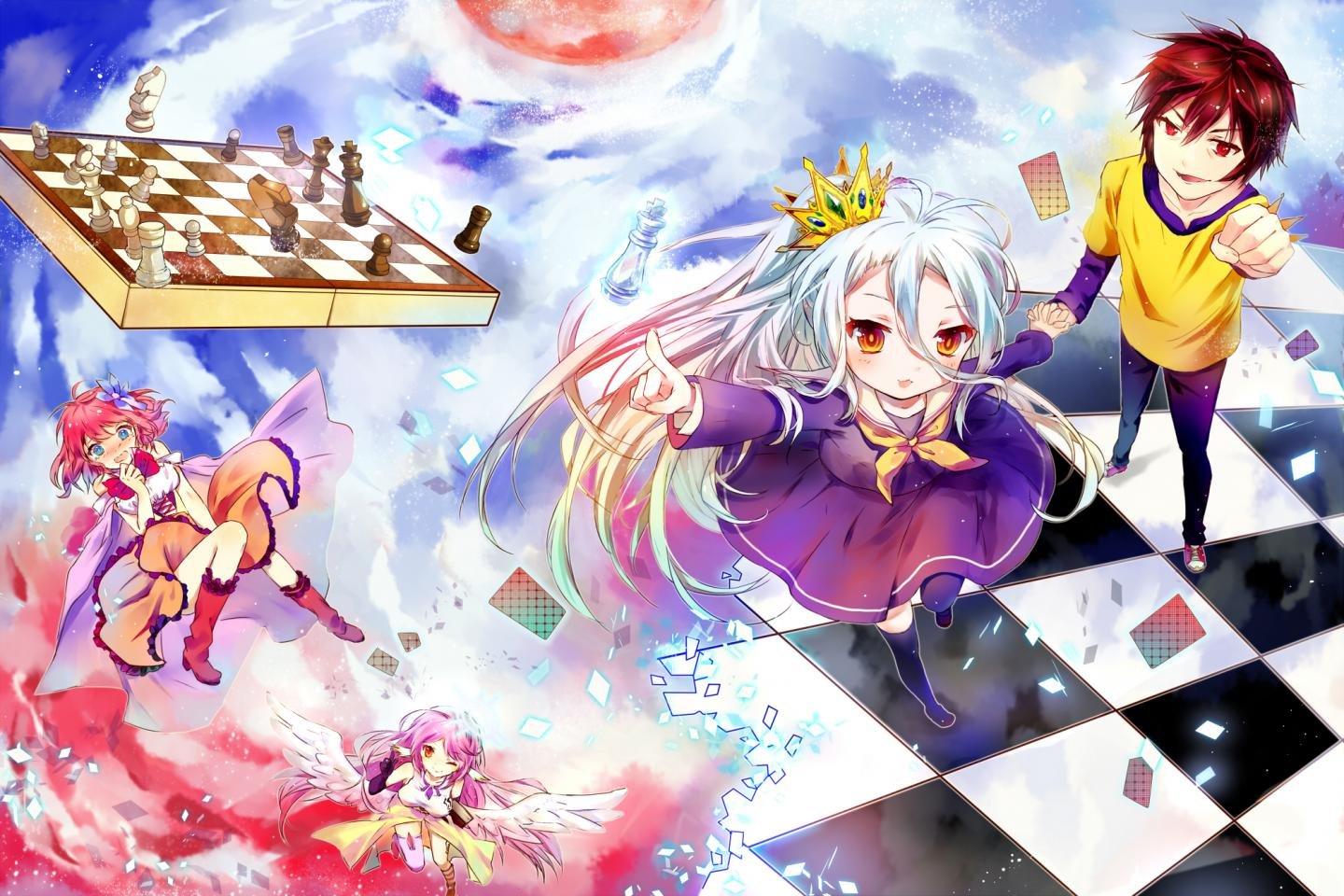 Awesome No Game No Life free background ID:102577 for hd 1440x960 PC