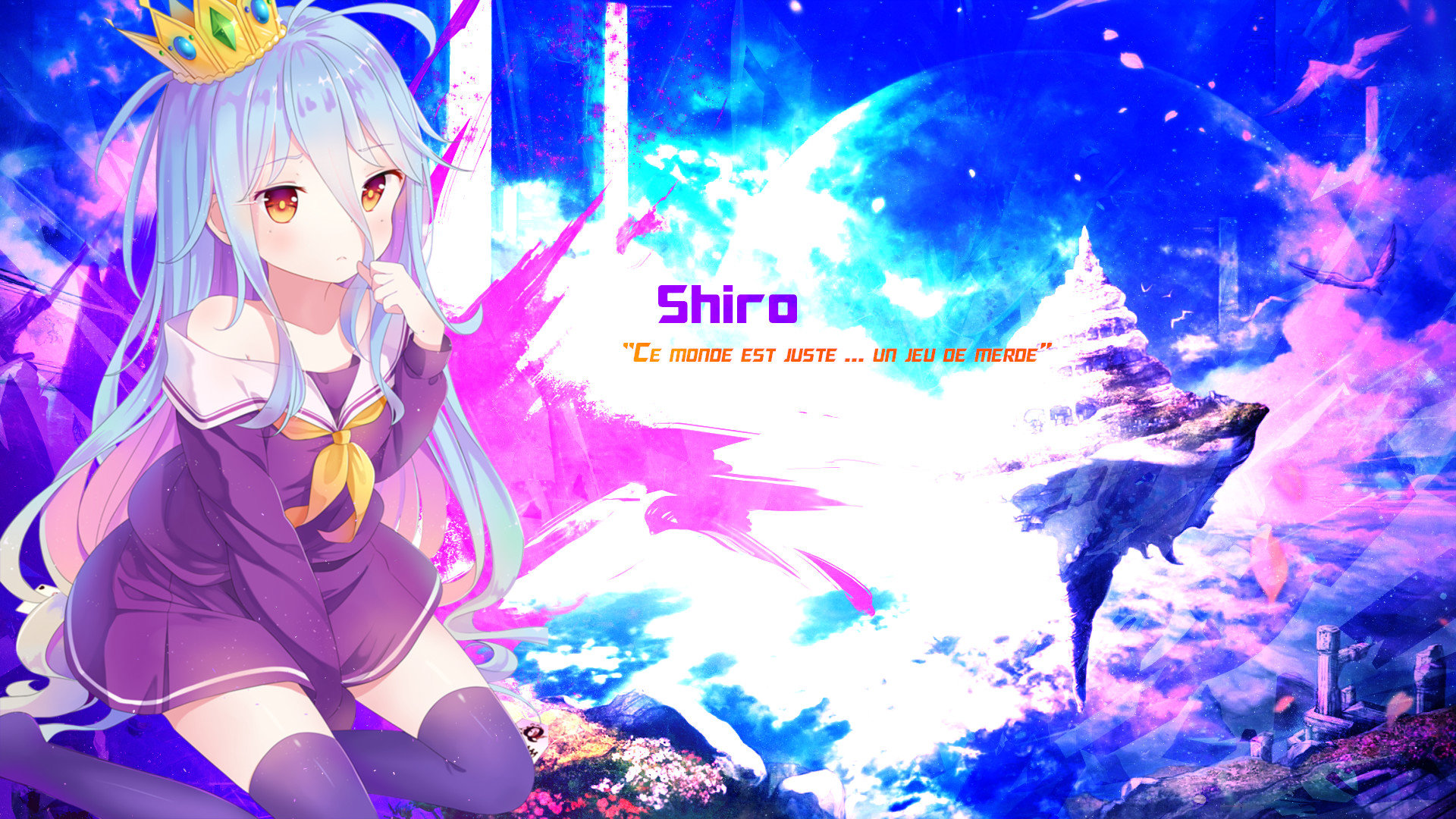 High resolution Shiro (No Game No Life) full hd 1080p background ID:102712 for PC