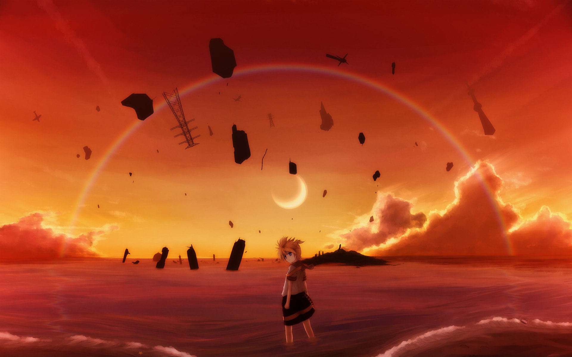 Awesome Len Kagamine free background ID:571 for hd 1920x1200 PC