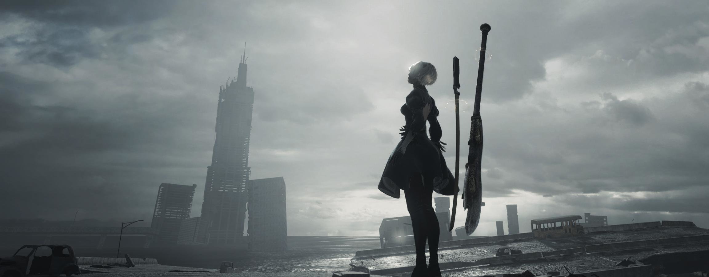 Best NieR: Automata background ID:449030 for High Resolution dual screen 2304x900 computer