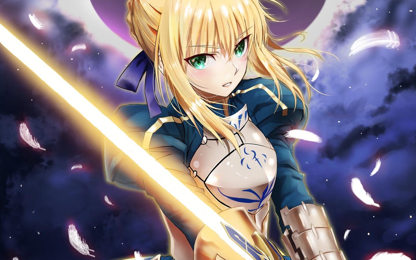Saber (Fate Series) wallpaper ID:468694 for hd 1440x900 computer.