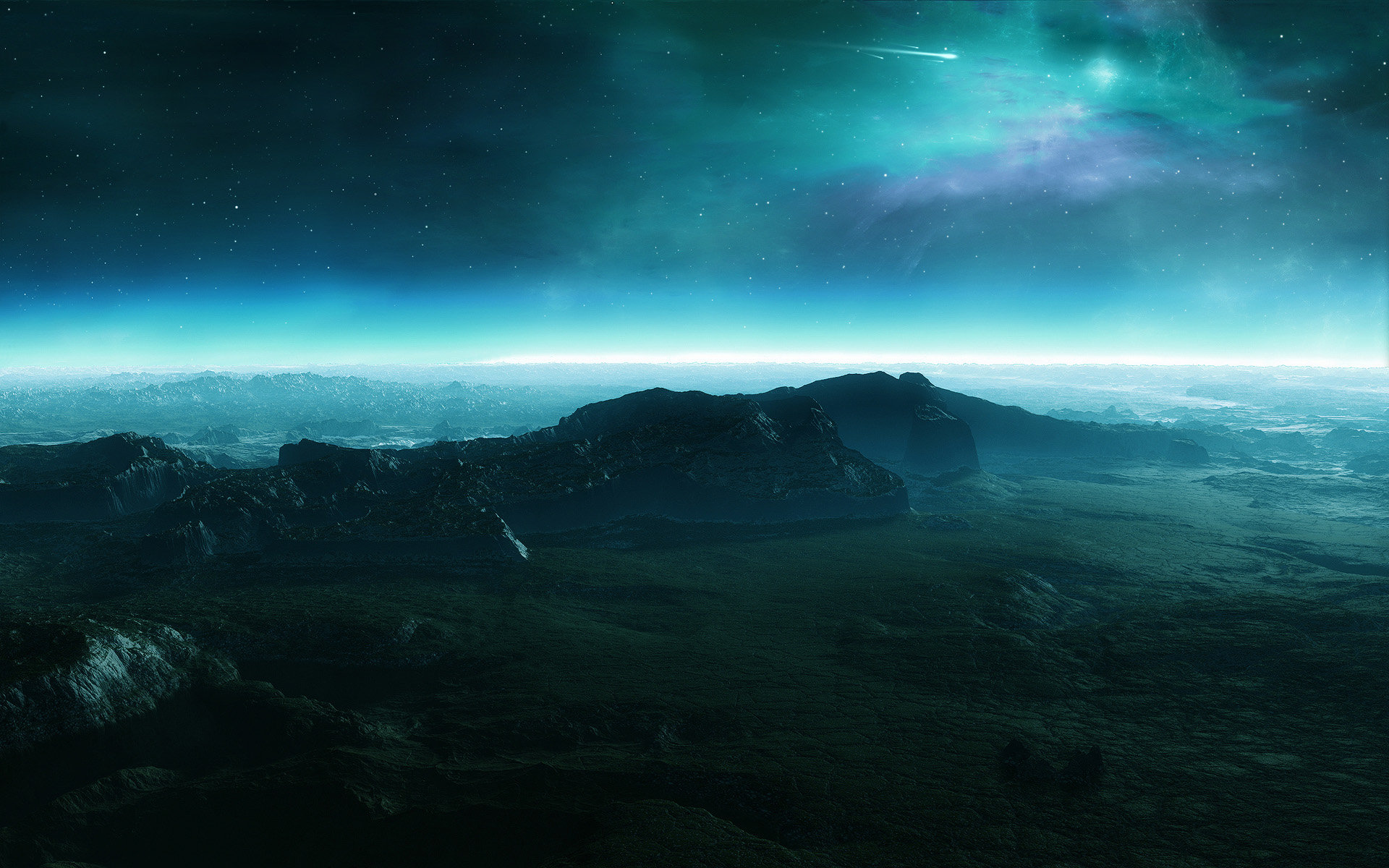 Free download Sci Fi landscape background ID:232830 hd 1920x1200 for PC
