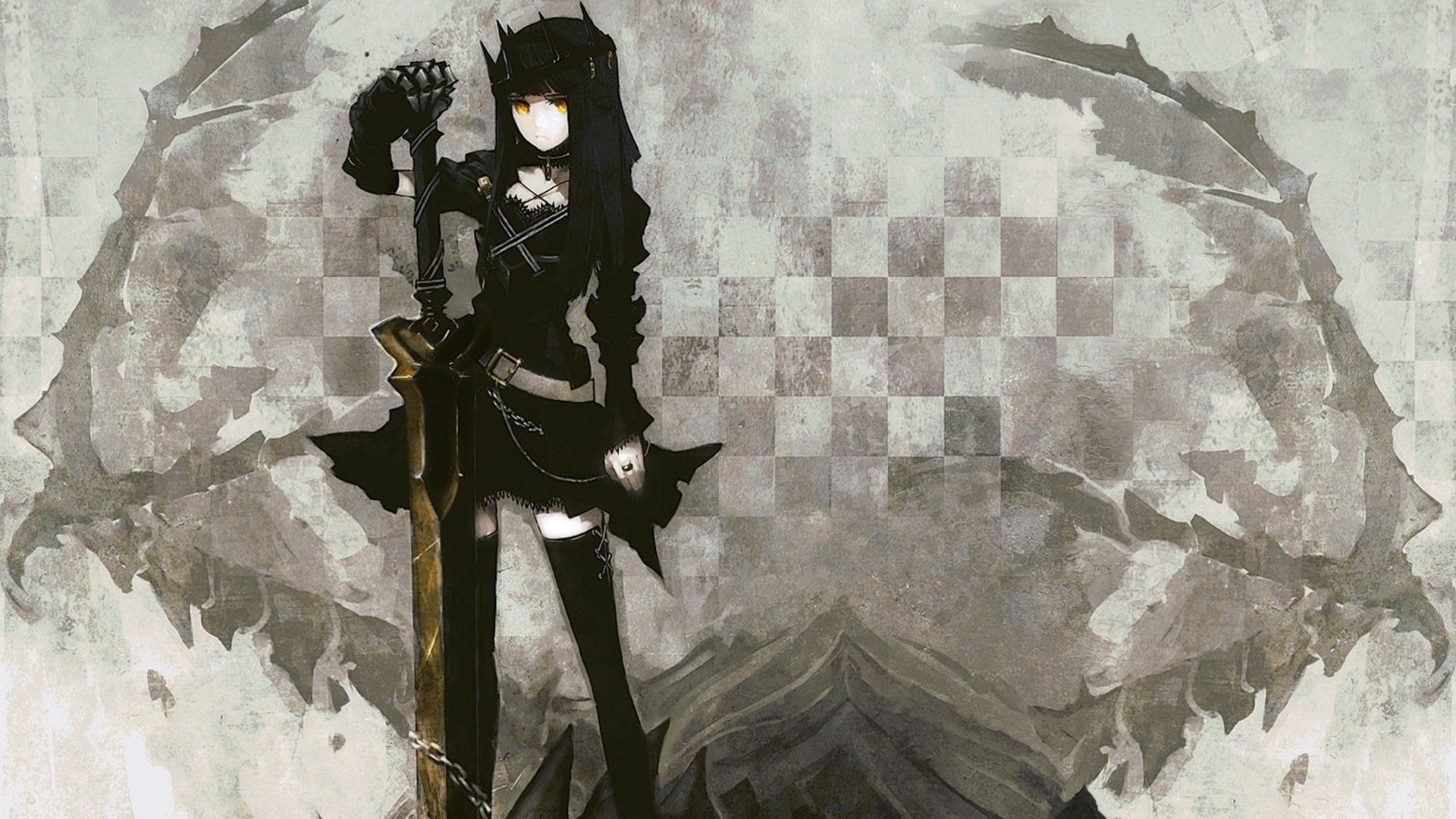 High resolution Black Rock Shooter full hd 1080p wallpaper ID:454835 for computer