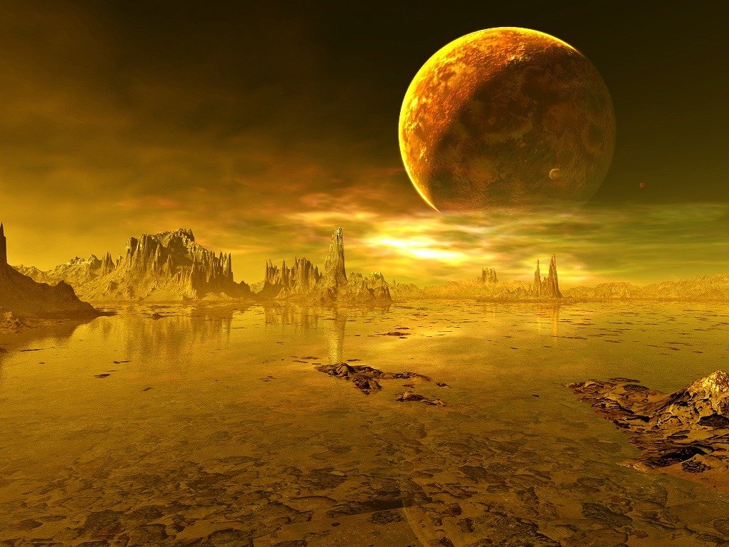 High resolution Planet Rise hd 1024x768 background ID:193660 for computer