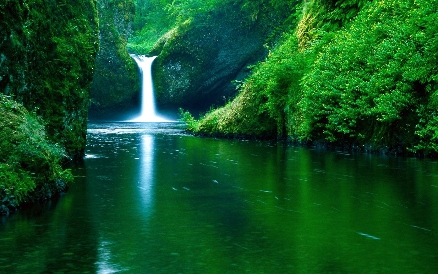 Free download Waterfall background ID:106452 hd 1680x1050 for computer