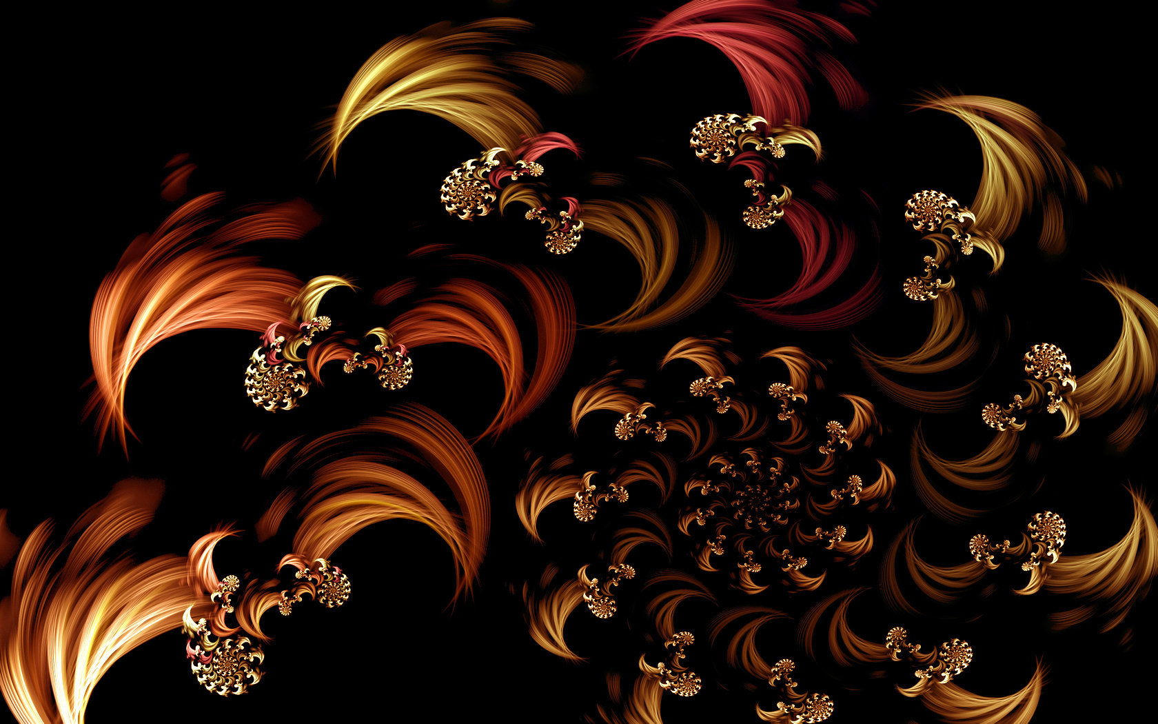 Free Fractal high quality background ID:93497 for hd 1680x1050 computer