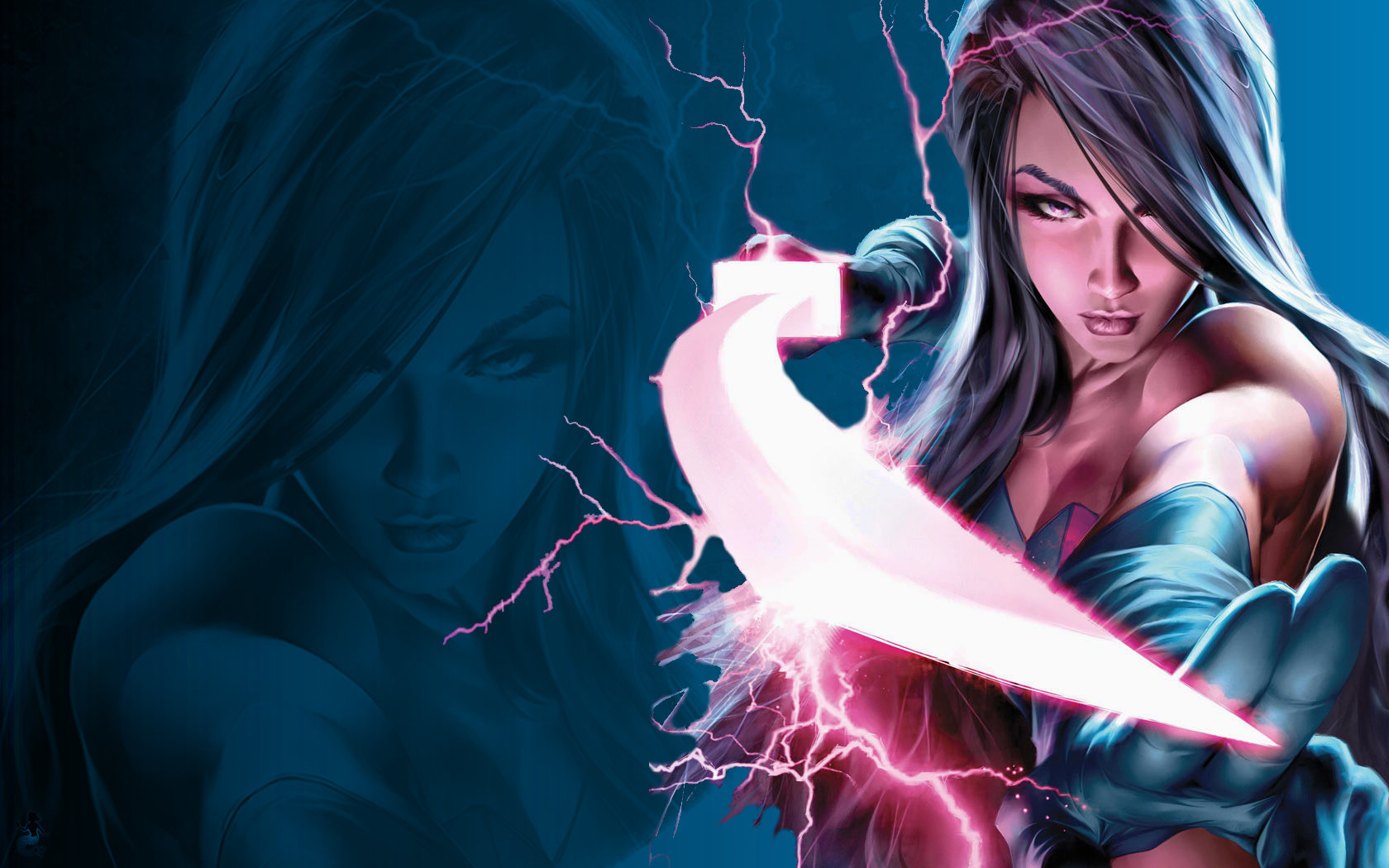 Download hd 1680x1050 Psylocke computer background ID:438210 for free