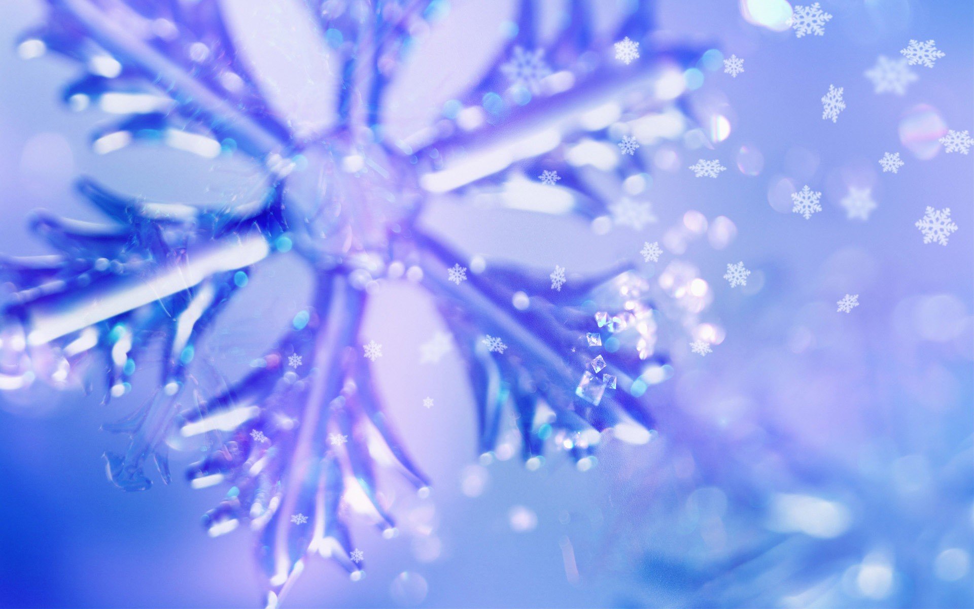 Download hd 1920x1200 Snowflake computer wallpaper ID:45437 for free