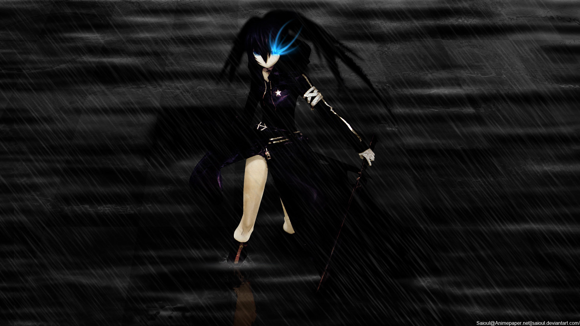 Awesome Black Rock Shooter free background ID:454687 for full hd PC
