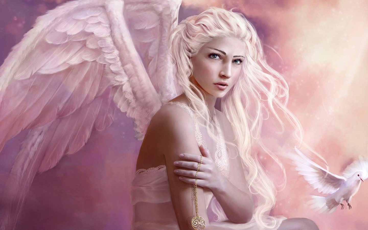 Awesome Angel free background ID:7078 for hd 1440x900 PC