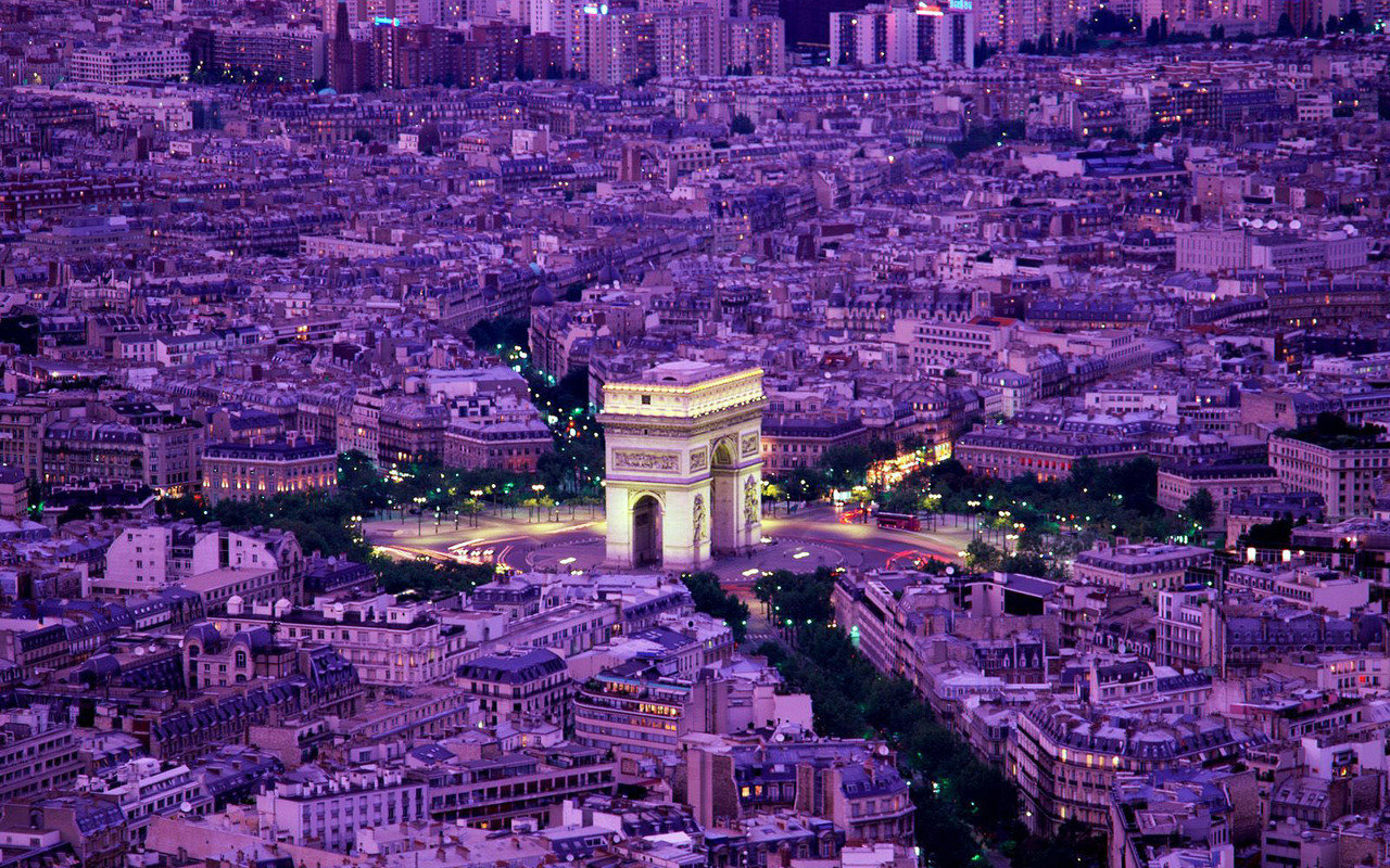 Best Arc De Triomphe background ID:493952 for High Resolution hd 1280x800 computer