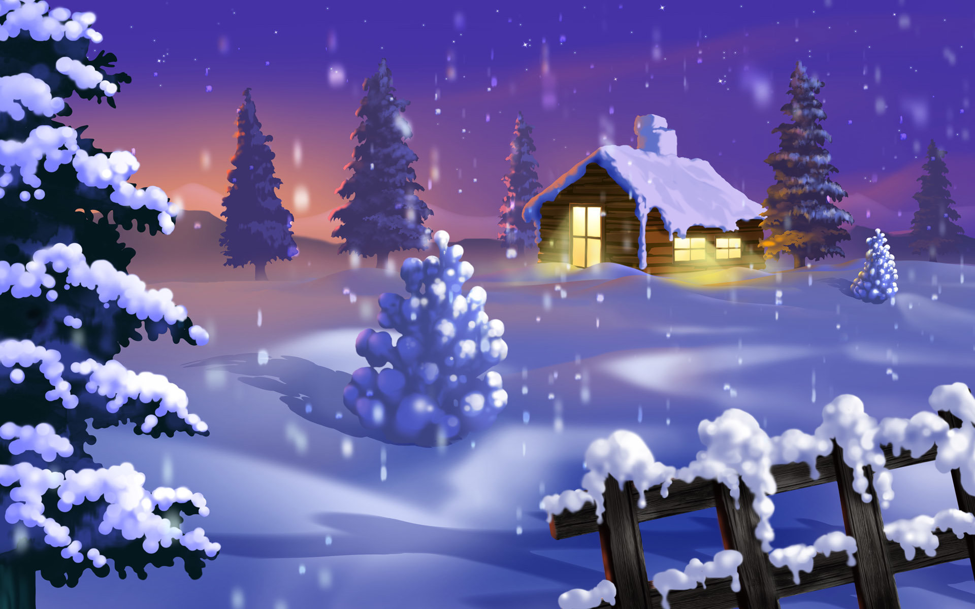 Awesome Cool winter art free wallpaper ID:294648 for hd 1920x1200 computer