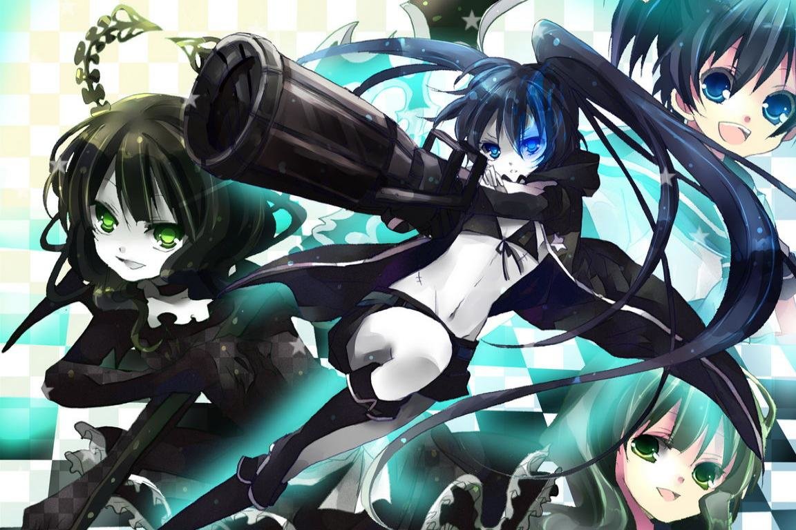 Free download Dead Master (Black Rock Shooter) wallpaper ID:454523 hd 1152x768 for computer