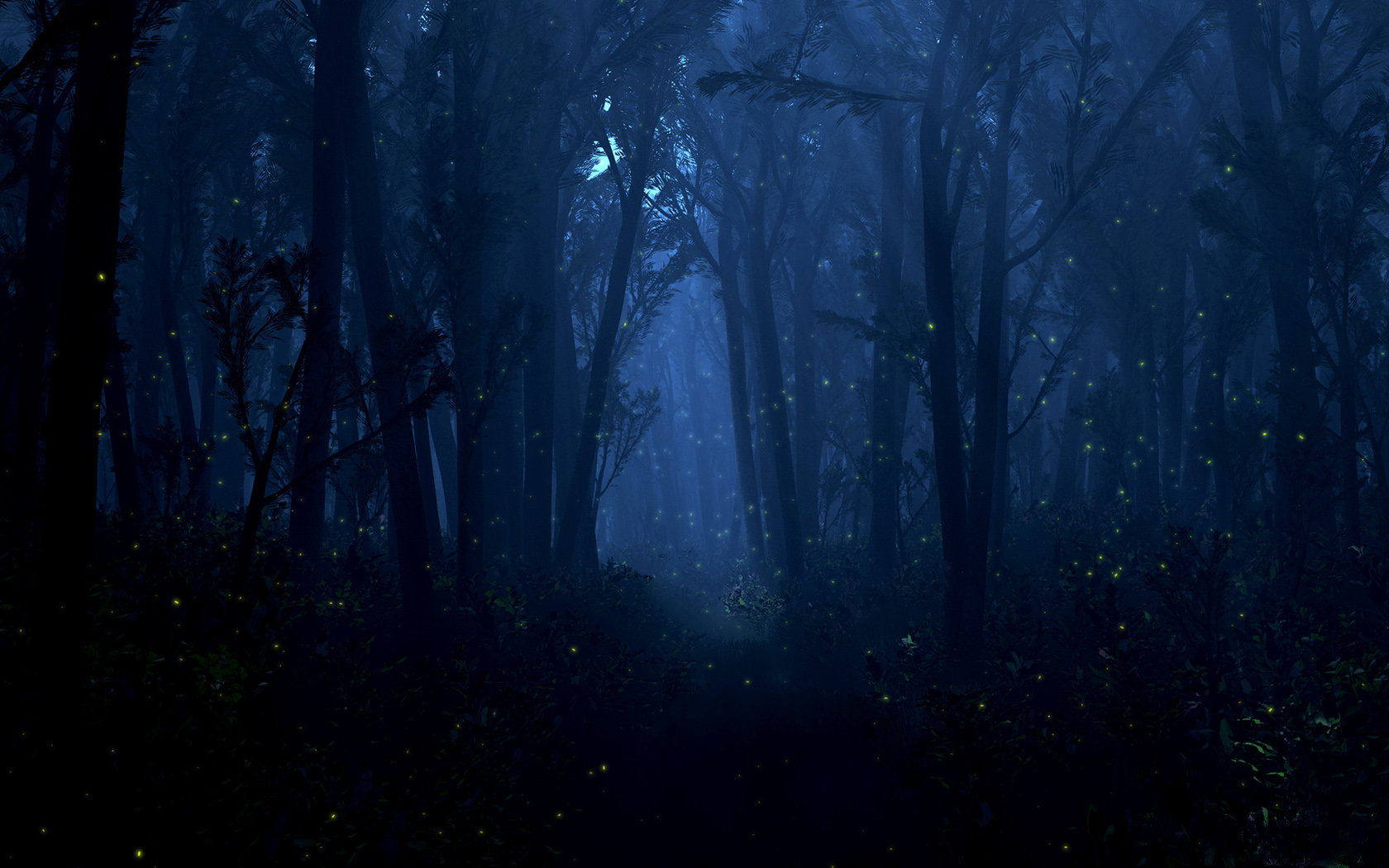 Free Fantasy forest high quality background ID:20307 for hd 1680x1050 PC