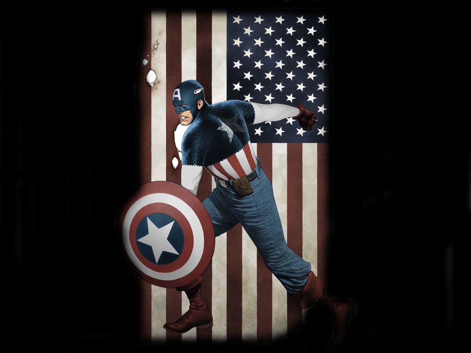 Download hd 1600x1200 Captain America (Marvel comics) PC background ID:292886 for free